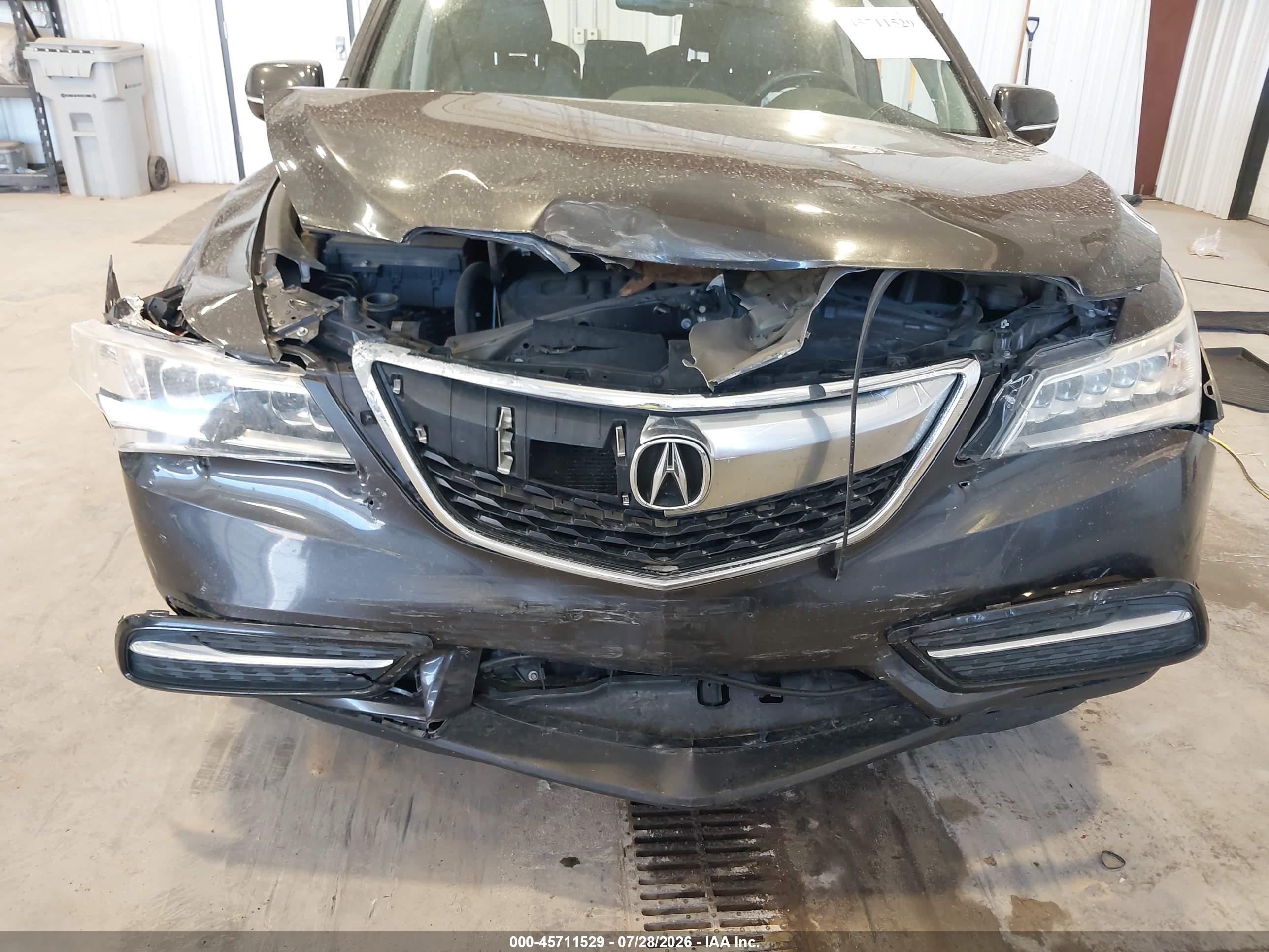 2014 Acura Mdx Technology Package Gray vin: 5FRYD4H43EB039596