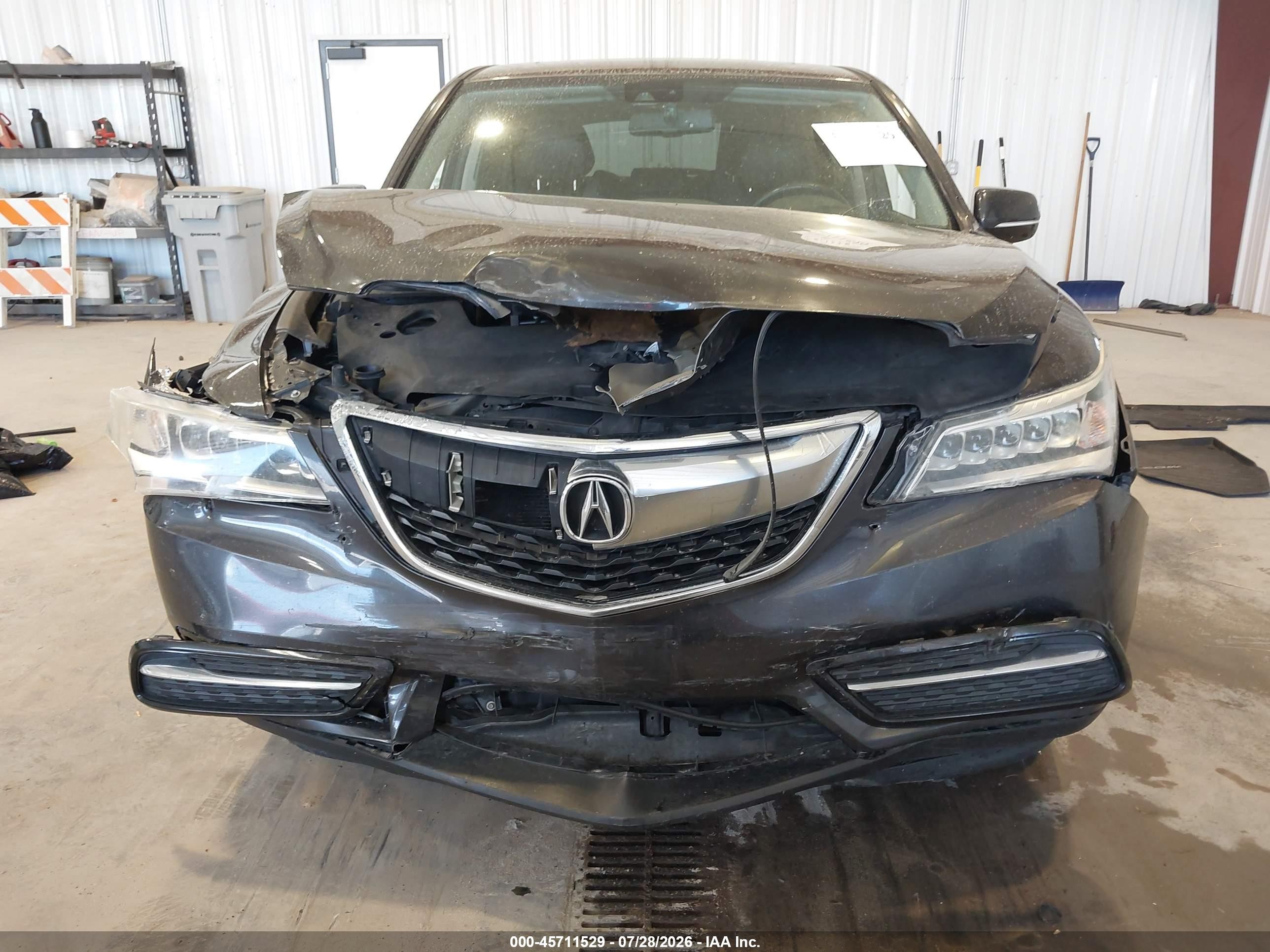 2014 Acura Mdx Technology Package Gray vin: 5FRYD4H43EB039596