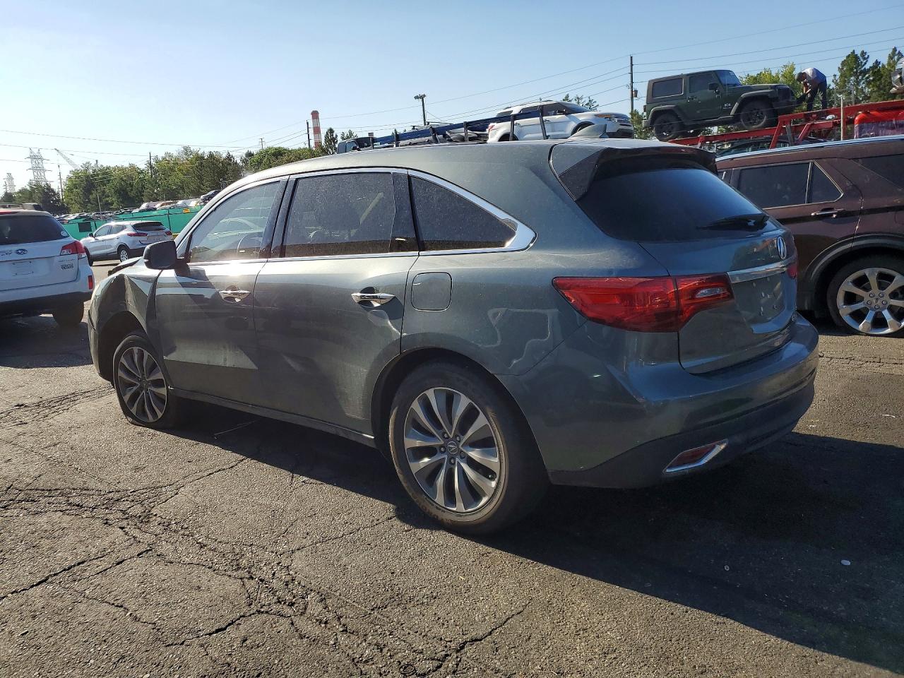2014 Acura Mdx Technology Серый vin: 5FRYD4H43EB044121