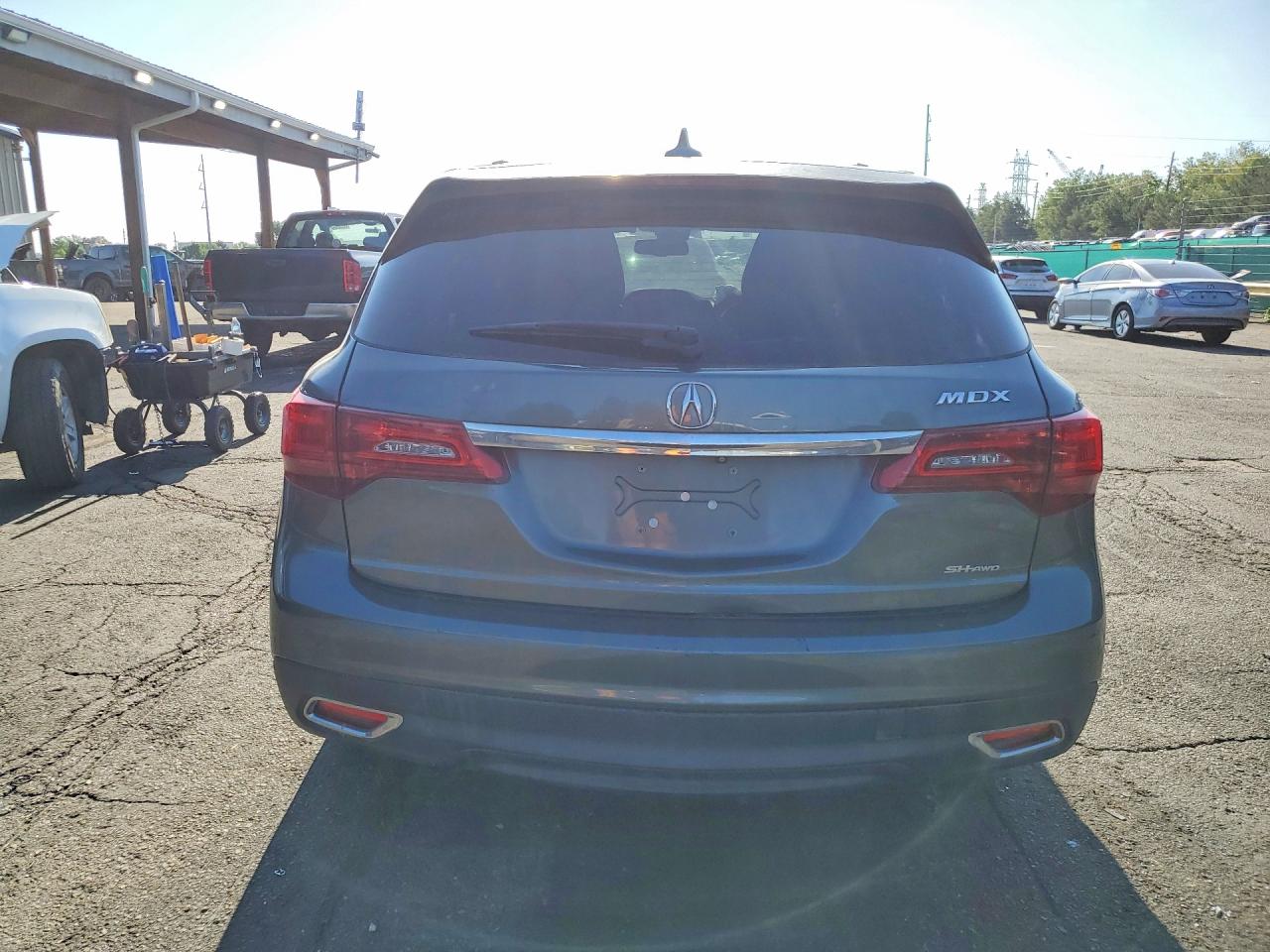 2014 Acura Mdx Technology Серый vin: 5FRYD4H43EB044121