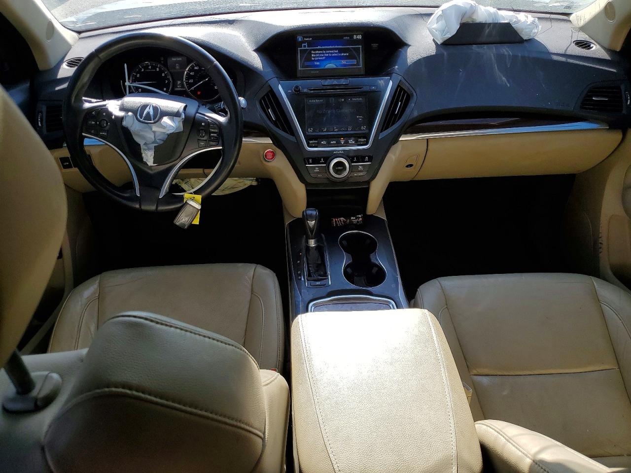 2014 Acura Mdx Technology Серый vin: 5FRYD4H43EB044121