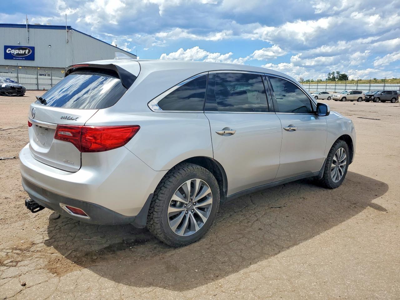 2014 Acura Mdx Silver vin: 5FRYD4H43EB049304