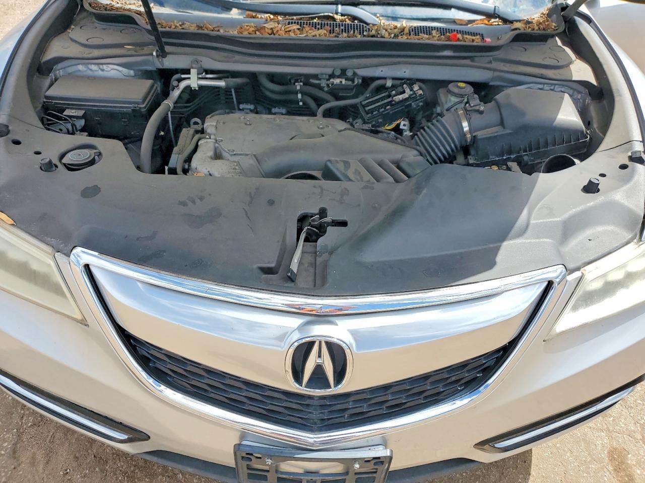 2014 Acura Mdx Silver vin: 5FRYD4H43EB049304