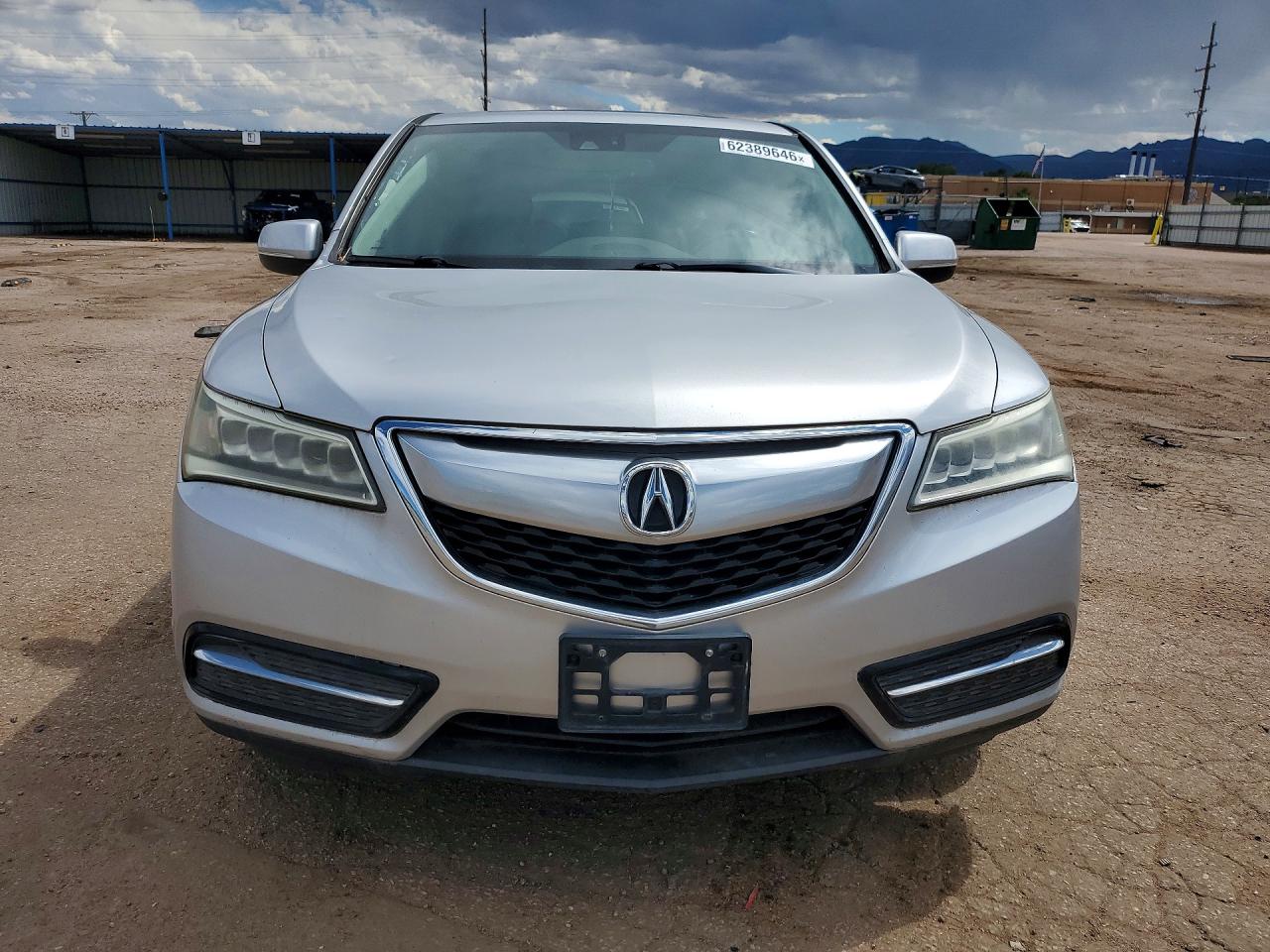 2014 Acura Mdx Silver vin: 5FRYD4H43EB049304