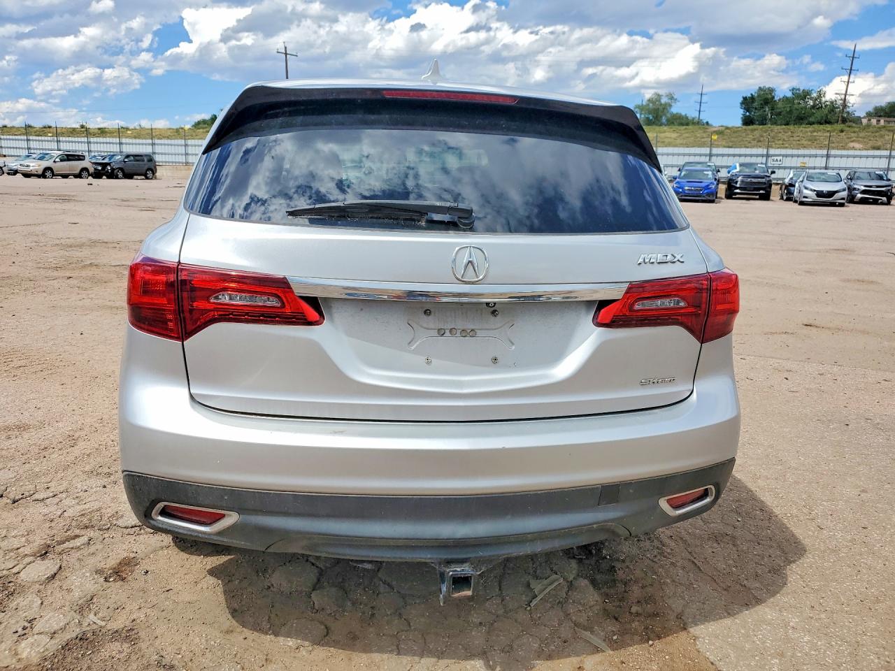2014 Acura Mdx Silver vin: 5FRYD4H43EB049304