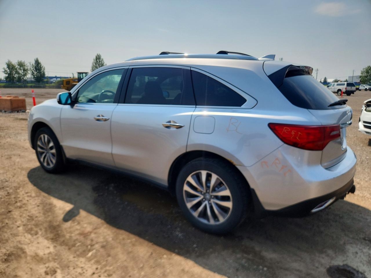 2014 Acura Mdx Technology Silver vin: 5FRYD4H43EB502093