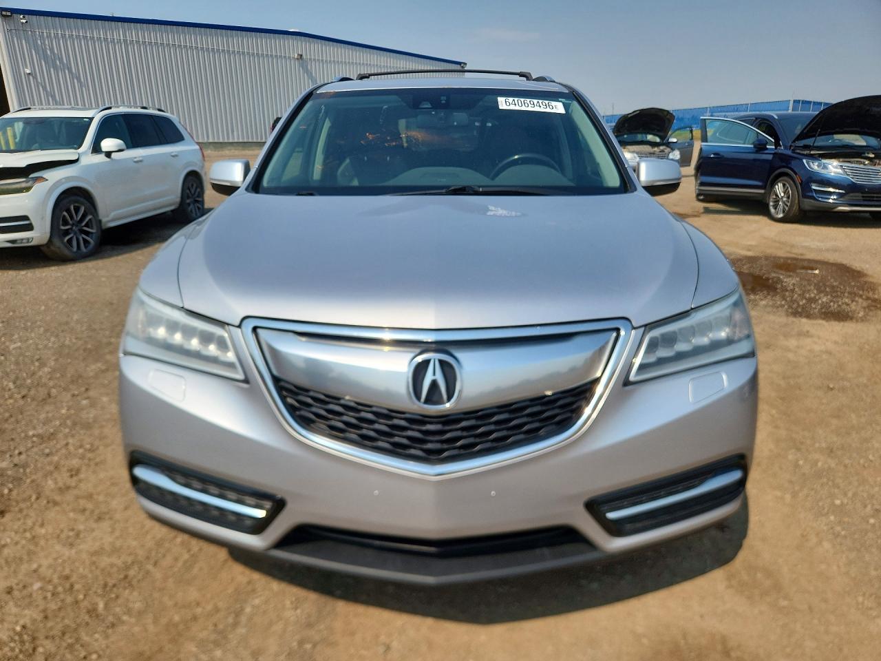 2014 Acura Mdx Technology Silver vin: 5FRYD4H43EB502093