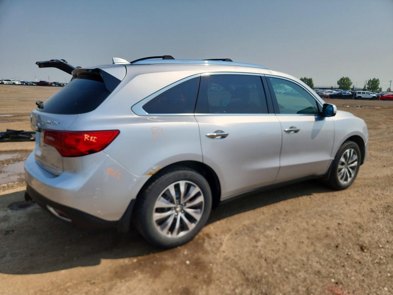 2014 Acura Mdx Technology Silver vin: 5FRYD4H43EB502093
