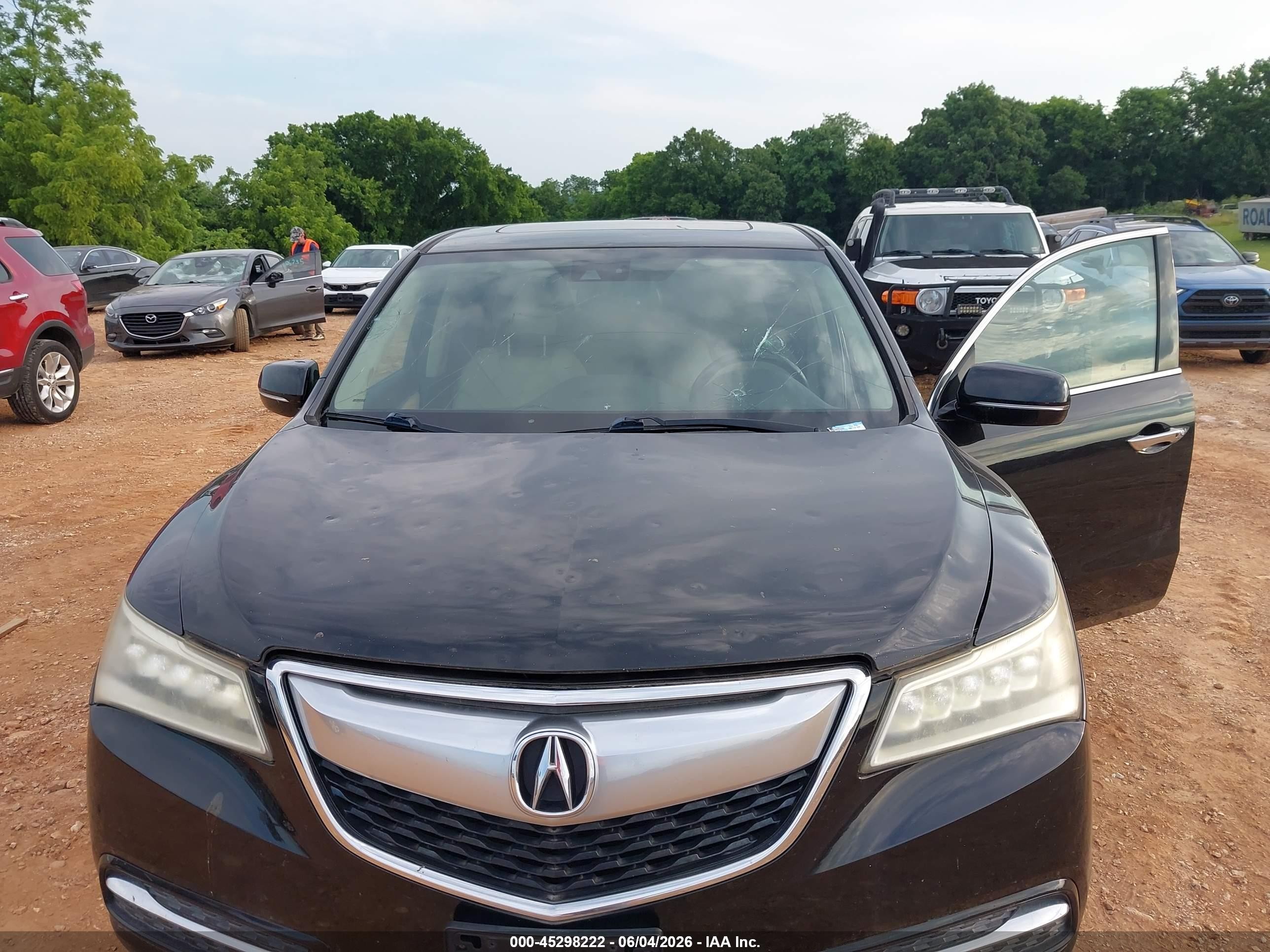 2015 Acura Mdx Technology Package Black vin: 5FRYD4H43FB006776