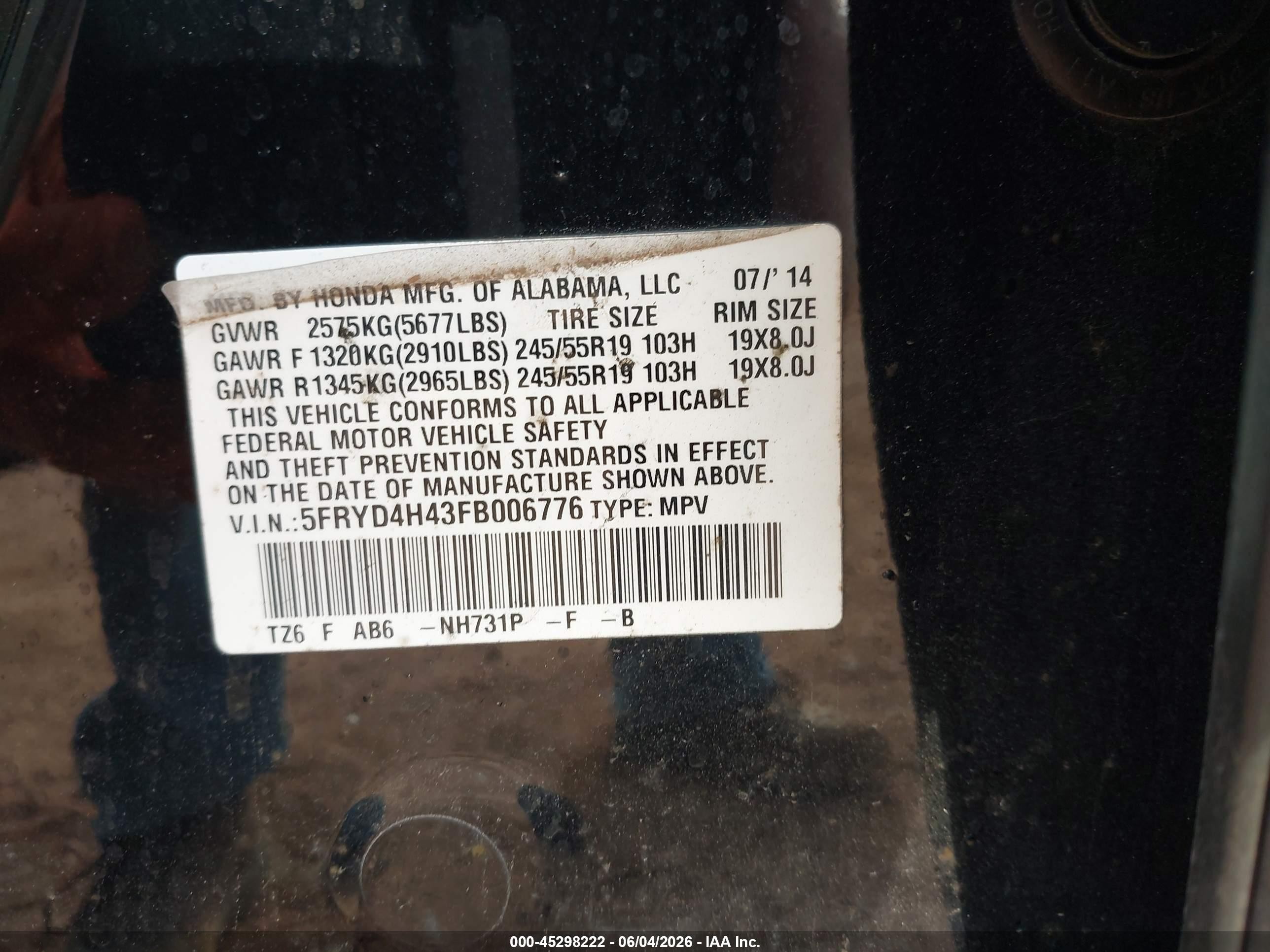 2015 Acura Mdx Technology Package Black vin: 5FRYD4H43FB006776