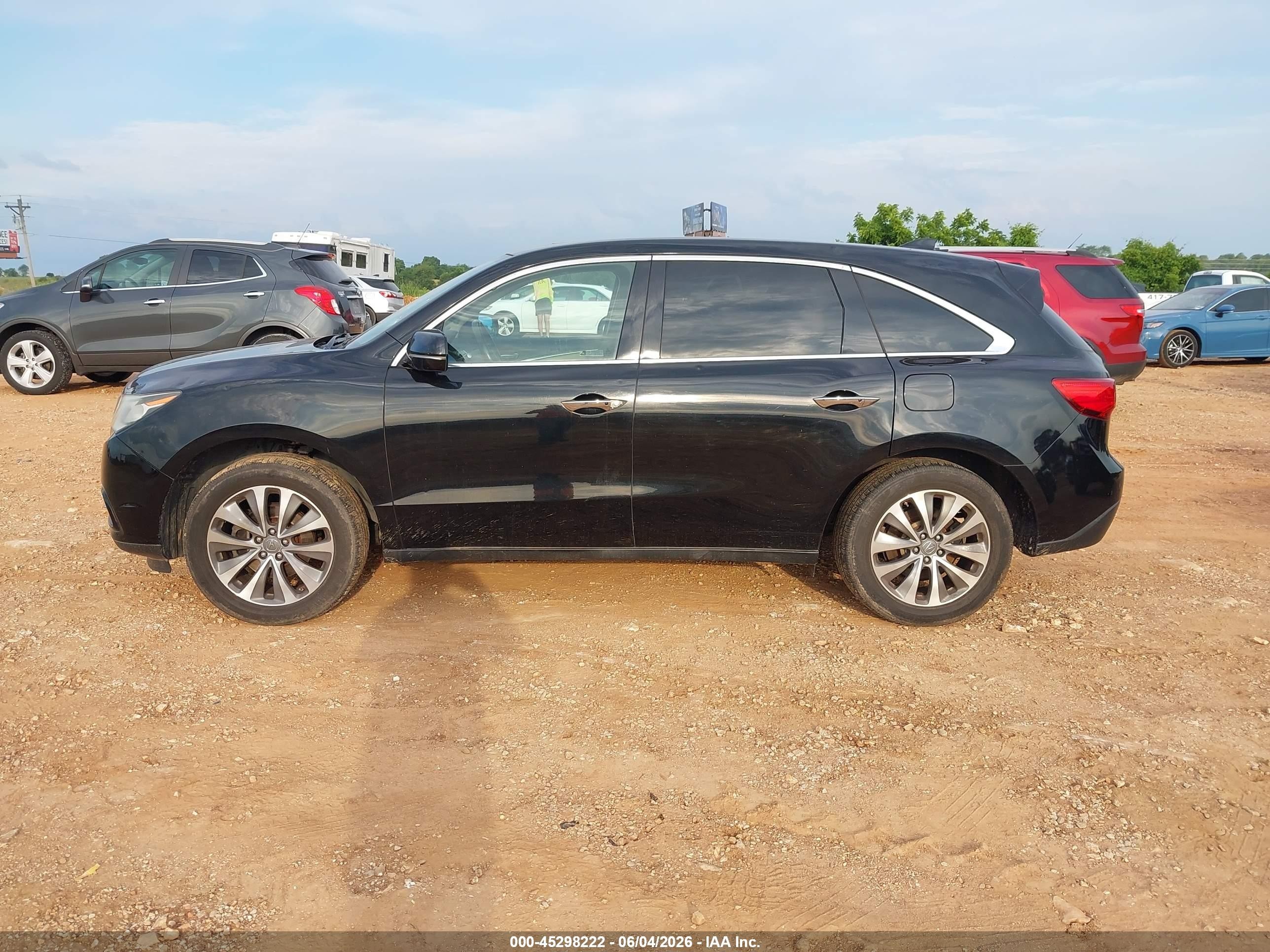 2015 Acura Mdx Technology Package Black vin: 5FRYD4H43FB006776