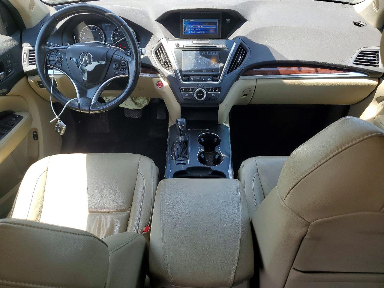 2015 Acura Mdx Technology Gray vin: 5FRYD4H43FB016949