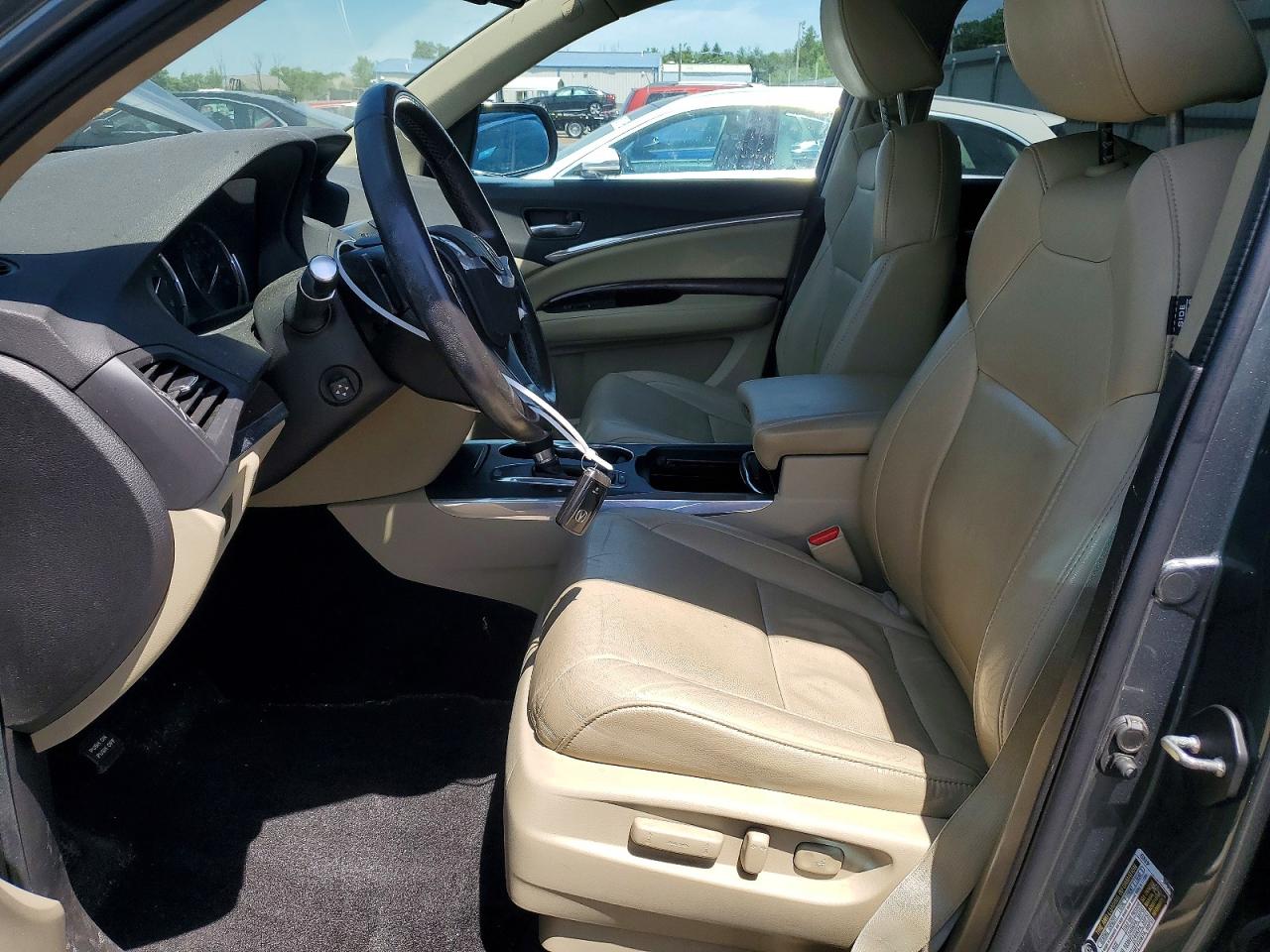 2015 Acura Mdx Technology Gray vin: 5FRYD4H43FB016949