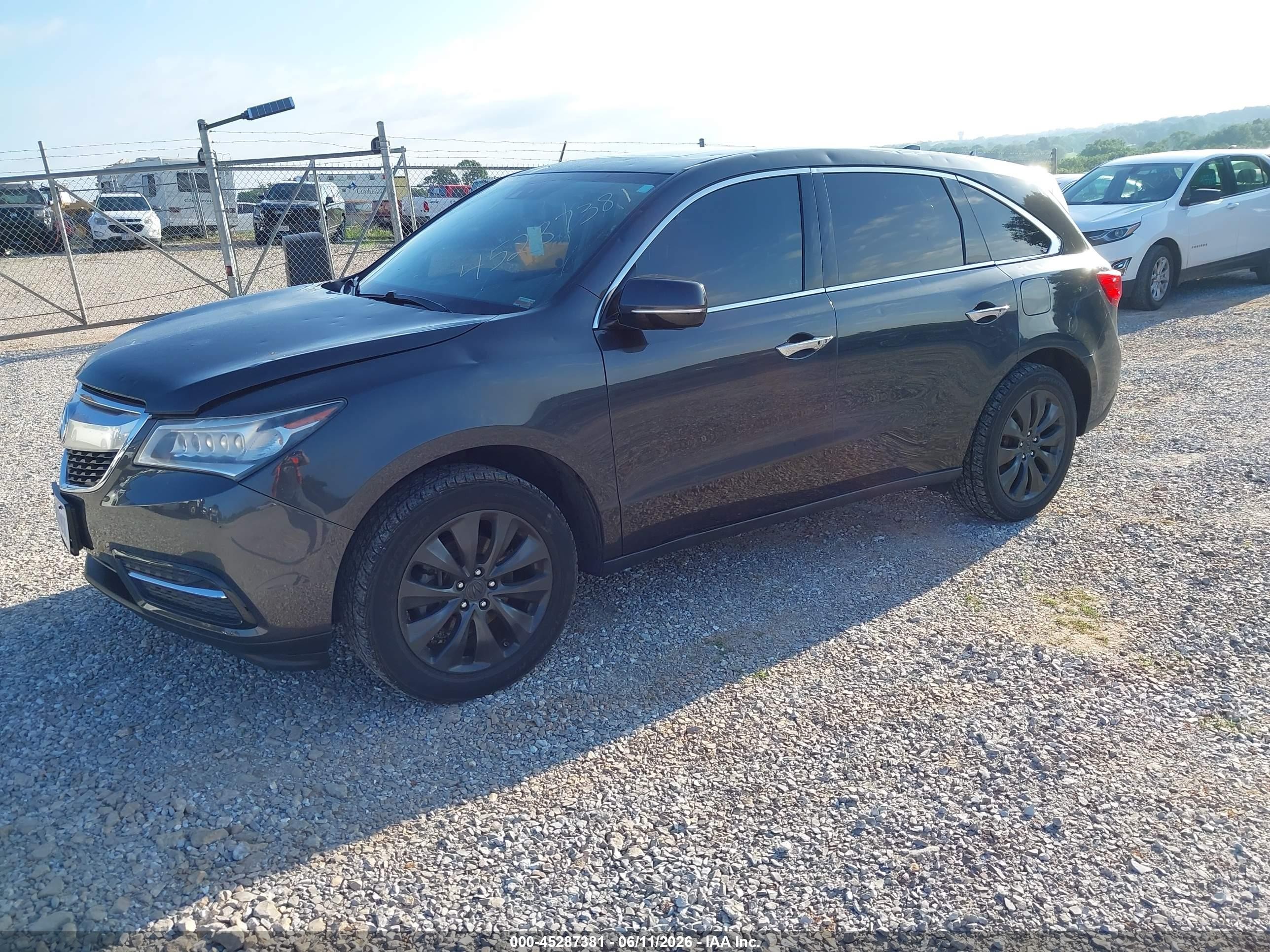 2015 Acura Mdx Technology Package Black vin: 5FRYD4H43FB021097