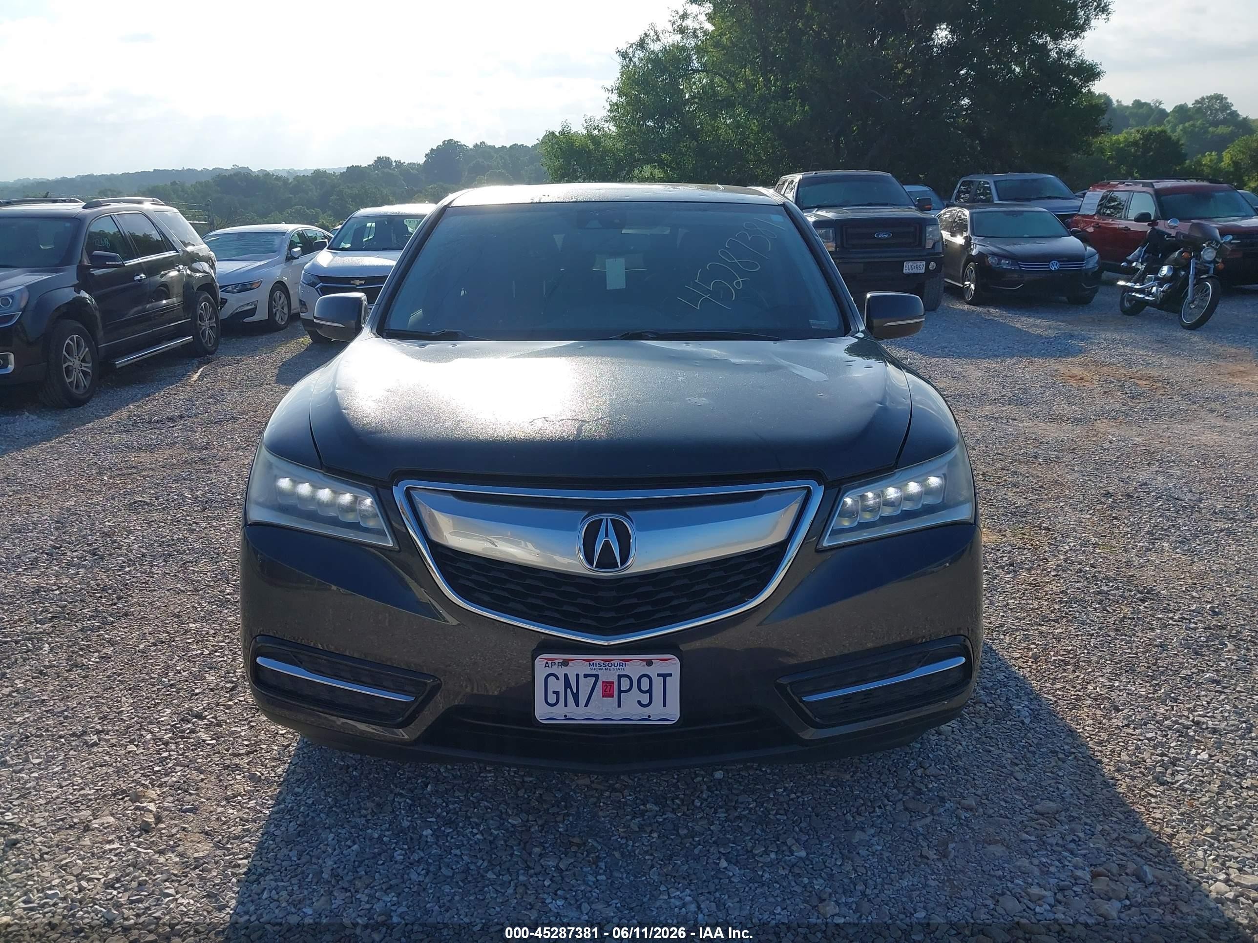 2015 Acura Mdx Technology Package Black vin: 5FRYD4H43FB021097