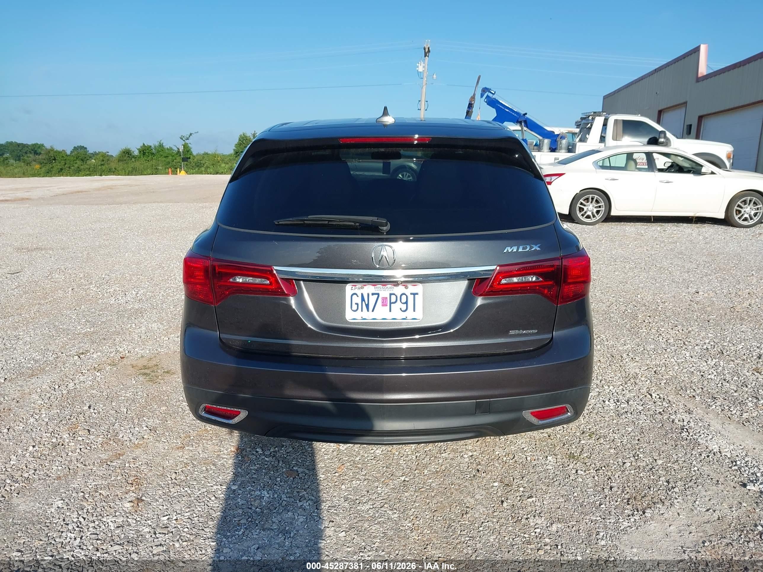 2015 Acura Mdx Technology Package Black vin: 5FRYD4H43FB021097