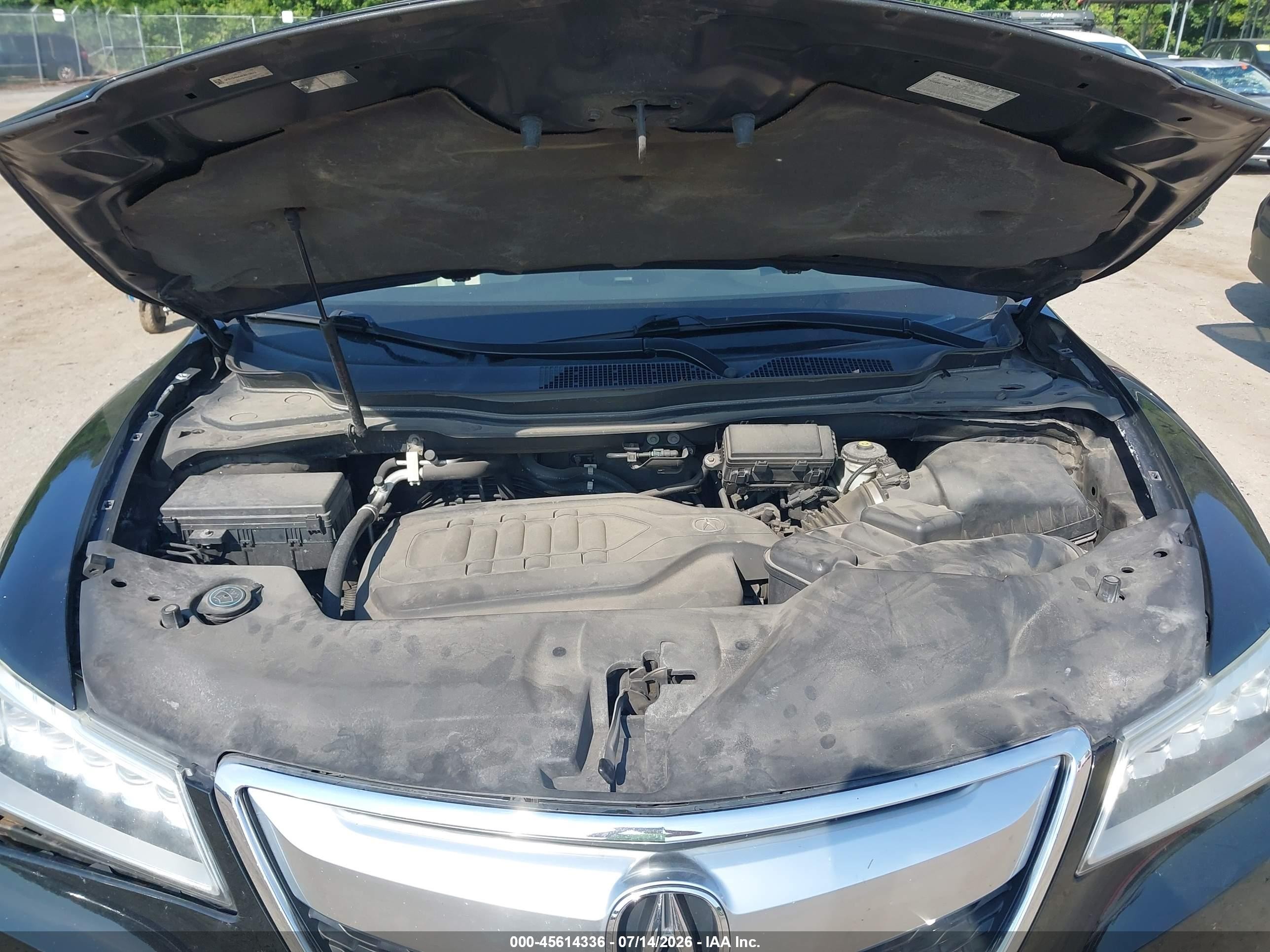 2014 Acura Mdx Technology Package Black vin: 5FRYD4H44EB010673