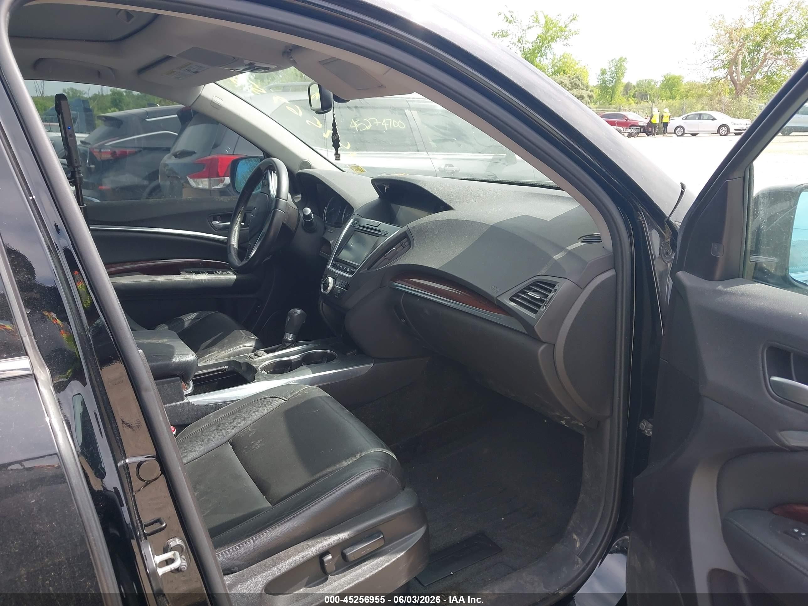 2014 Acura Mdx Technology Package Black vin: 5FRYD4H44EB013816