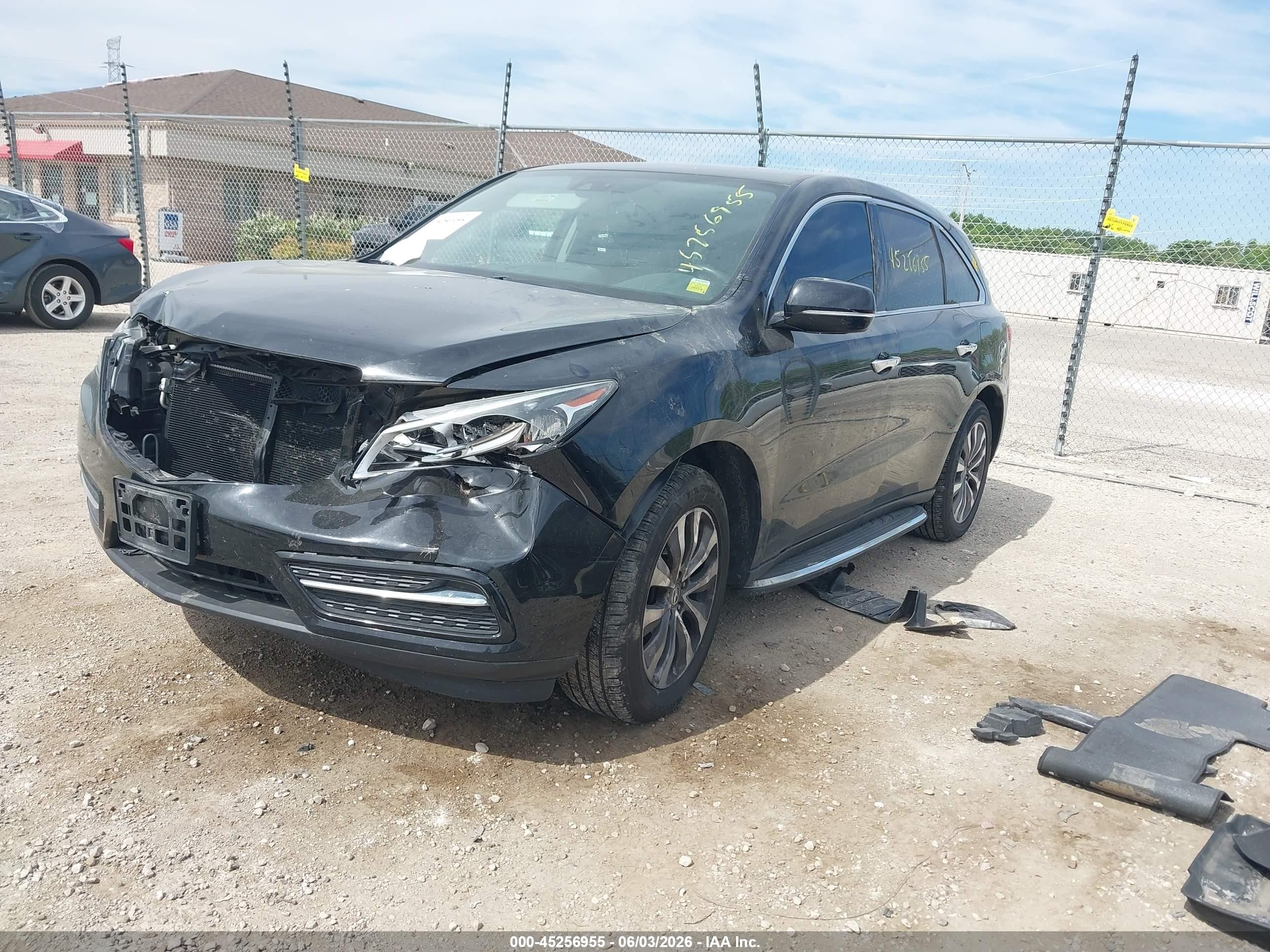 2014 Acura Mdx Technology Package Black vin: 5FRYD4H44EB013816
