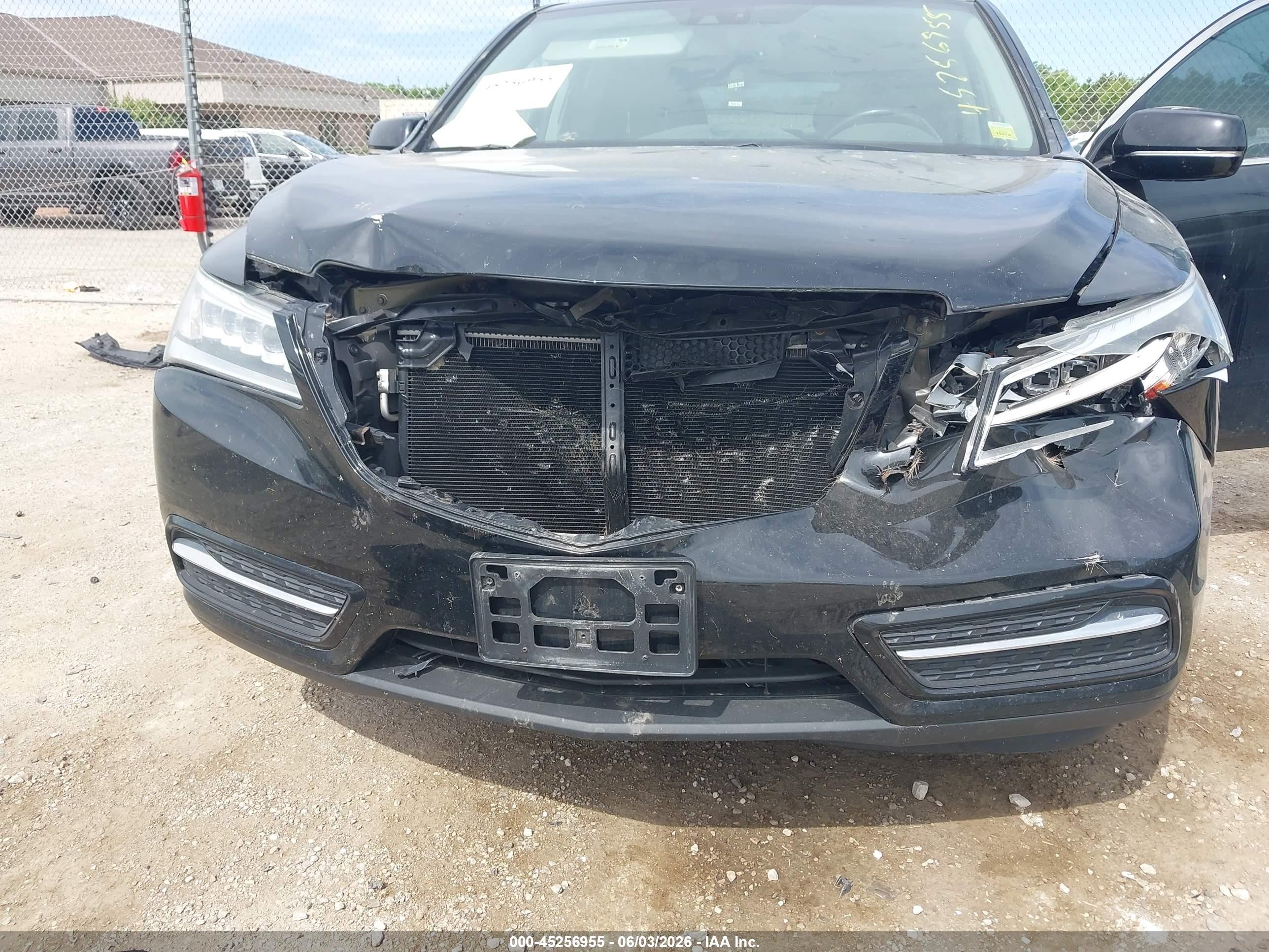 2014 Acura Mdx Technology Package Black vin: 5FRYD4H44EB013816
