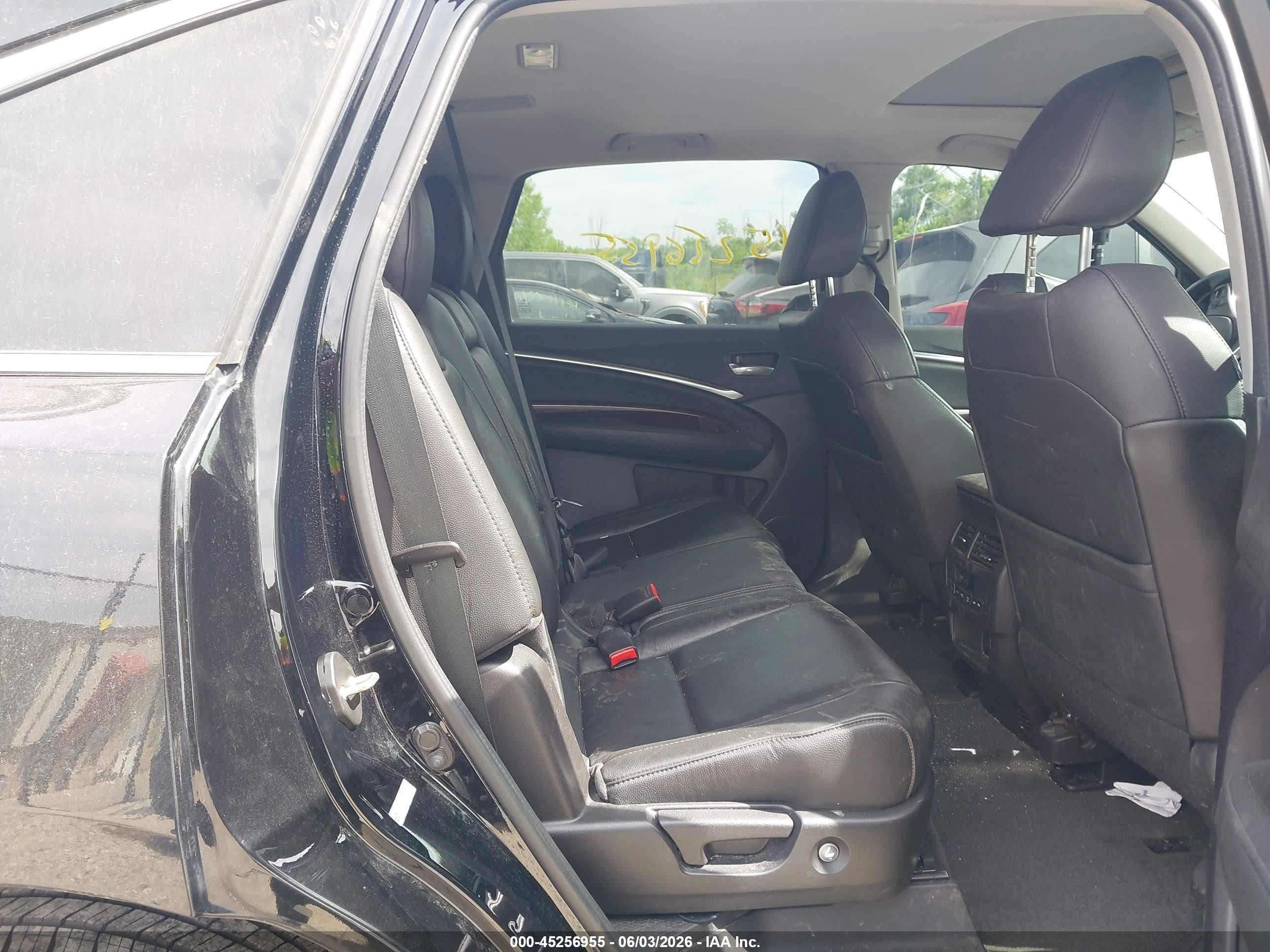 2014 Acura Mdx Technology Package Black vin: 5FRYD4H44EB013816