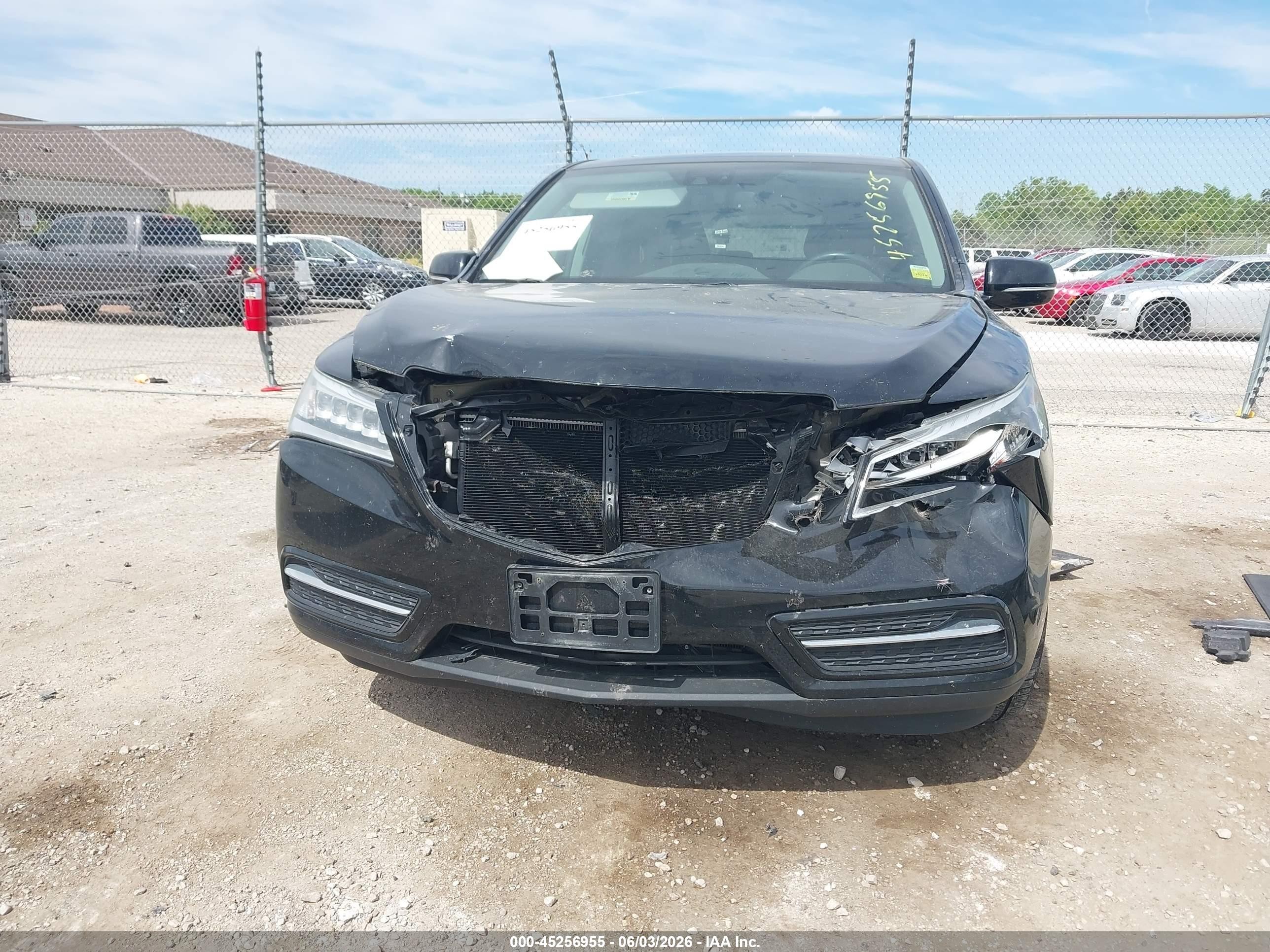 2014 Acura Mdx Technology Package Black vin: 5FRYD4H44EB013816