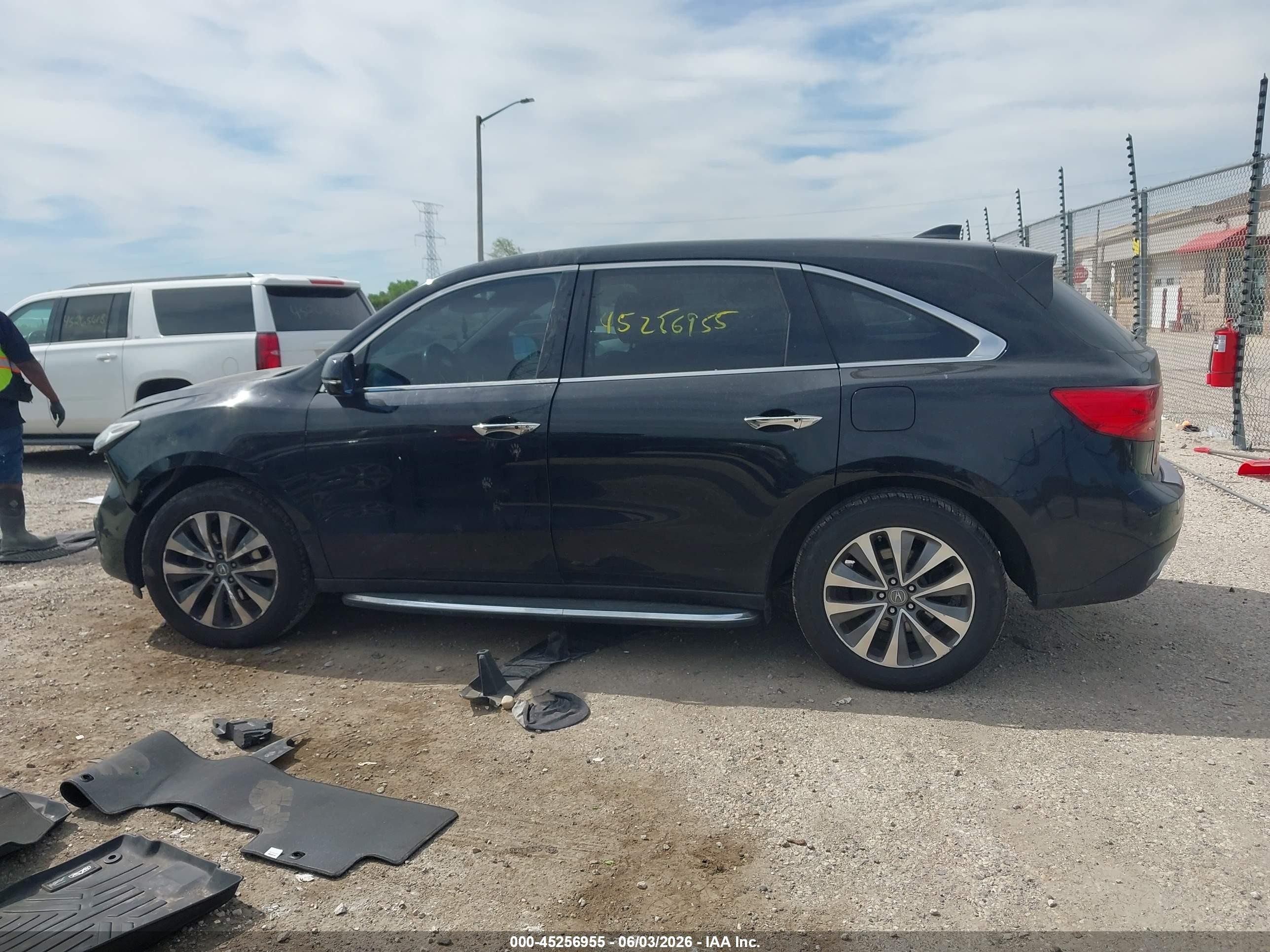 2014 Acura Mdx Technology Package Black vin: 5FRYD4H44EB013816