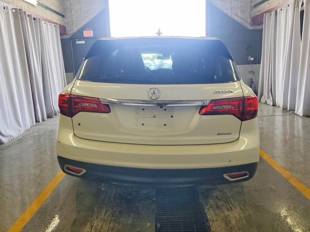 2014 Acura Mdx Technology White vin: 5FRYD4H44EB019096