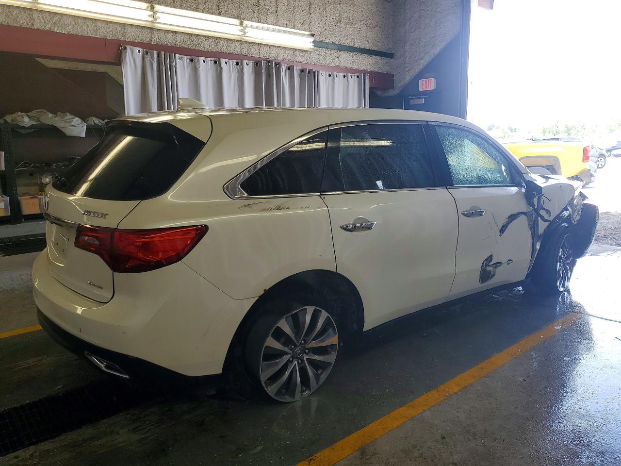 2014 Acura Mdx Technology White vin: 5FRYD4H44EB019096