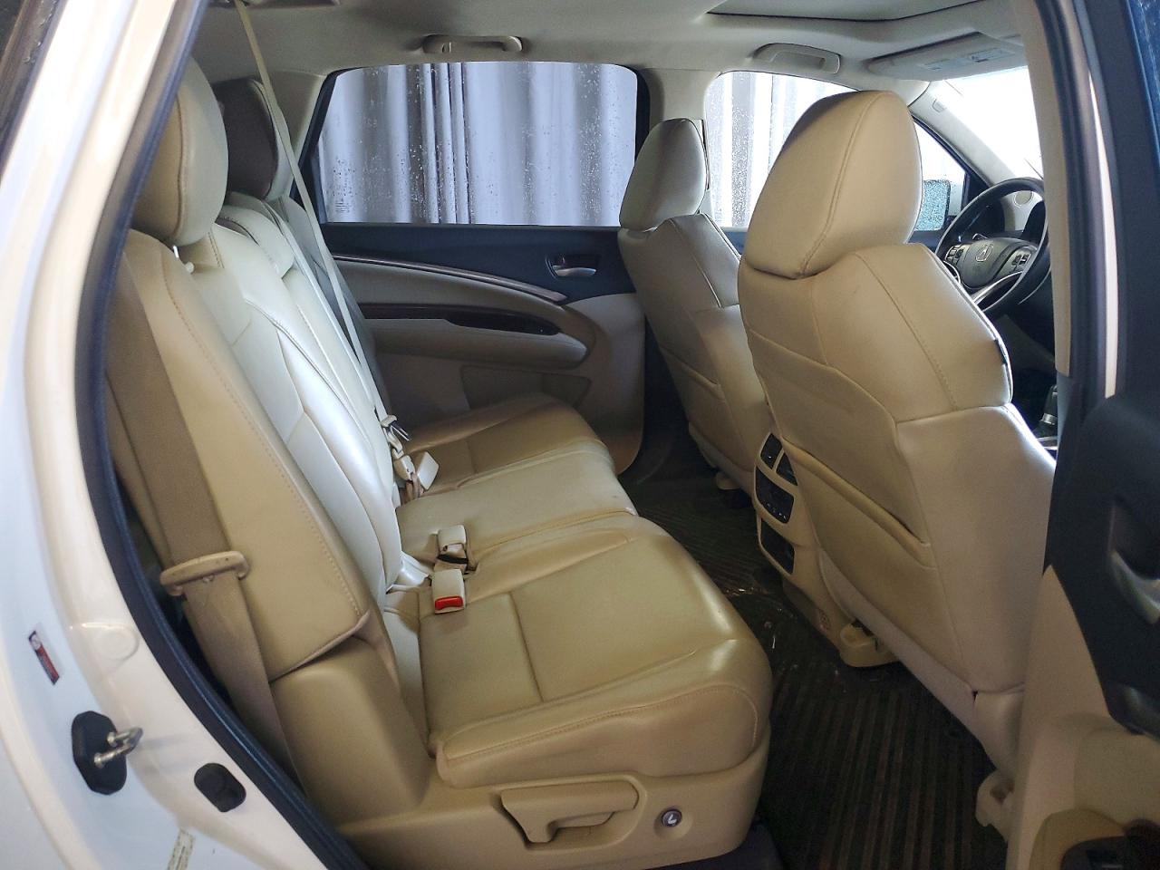 2014 Acura Mdx Technology White vin: 5FRYD4H44EB019096