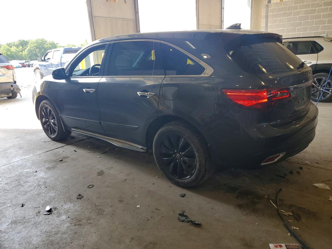 2014 Acura Mdx Technology Gray vin: 5FRYD4H44EB027957