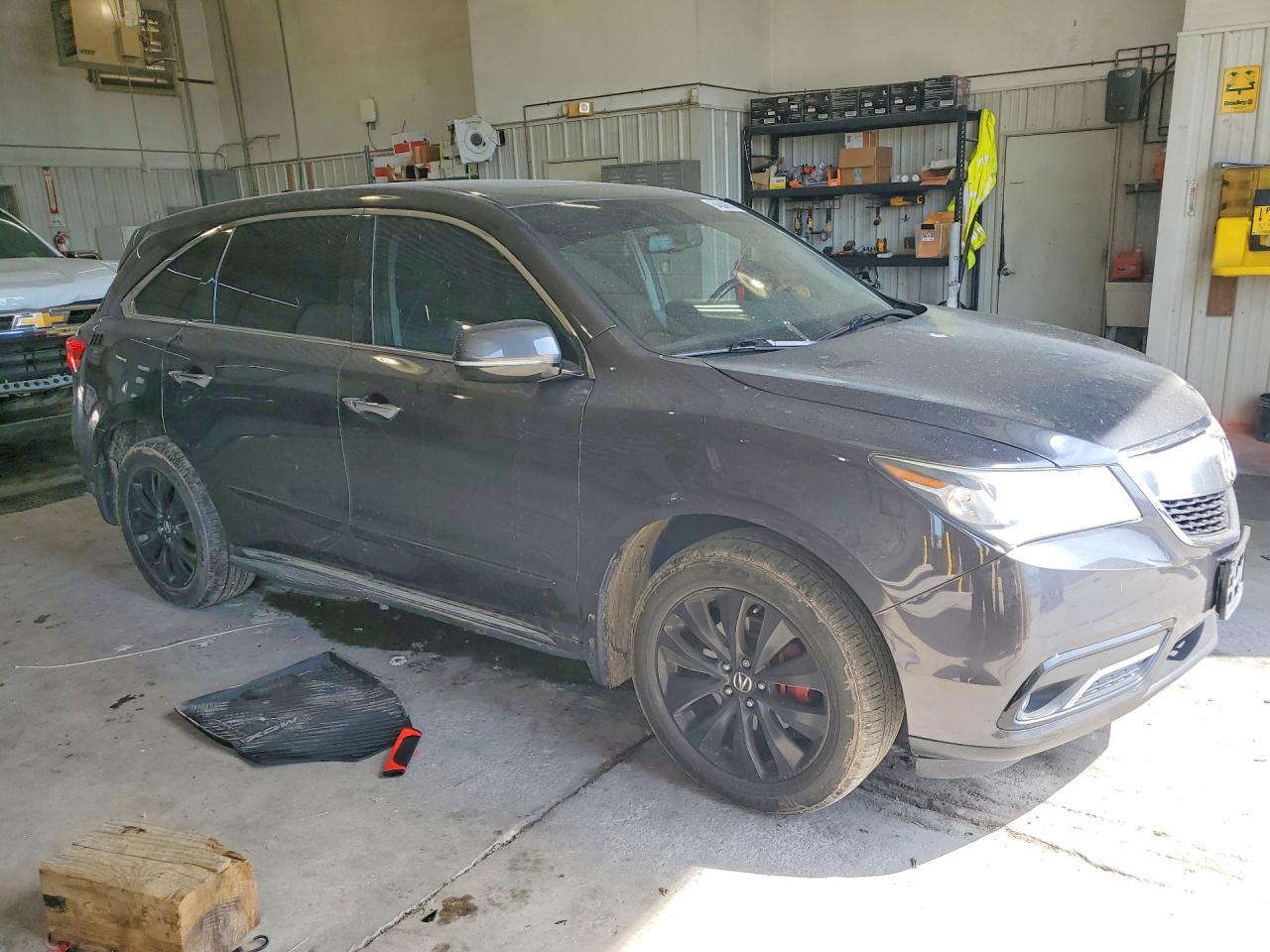 2014 Acura Mdx Technology Gray vin: 5FRYD4H44EB027957