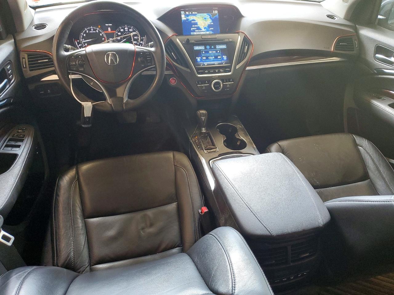 2014 Acura Mdx Technology Gray vin: 5FRYD4H44EB027957