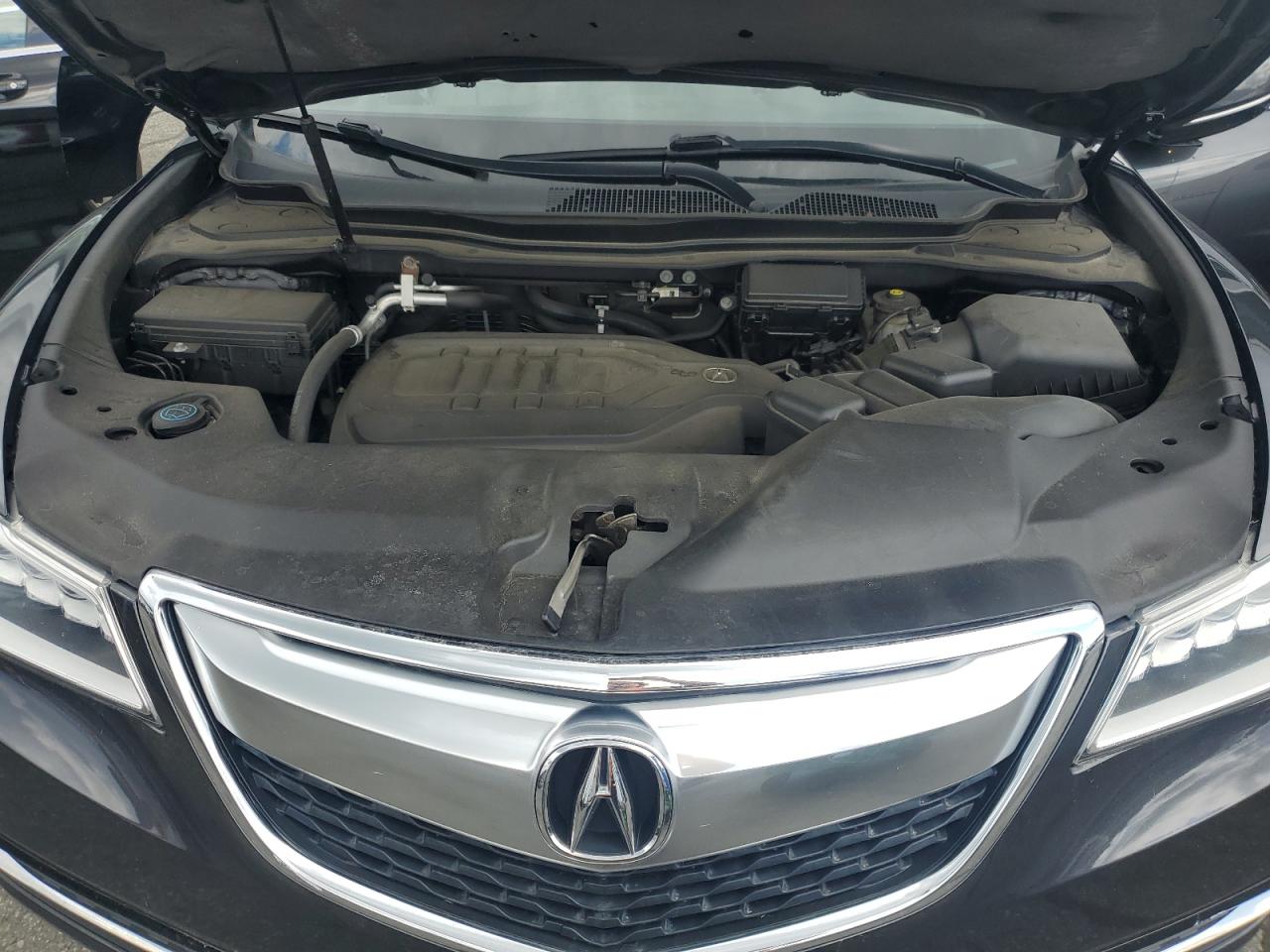 2014 Acura Mdx Technology Black vin: 5FRYD4H44EB039879