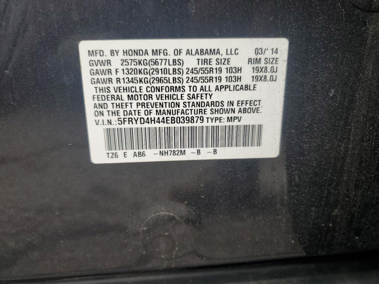 2014 Acura Mdx Technology Black vin: 5FRYD4H44EB039879