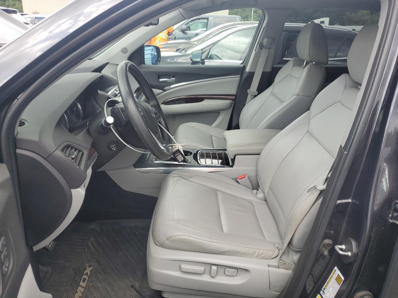 2014 Acura Mdx Technology Black vin: 5FRYD4H44EB039879