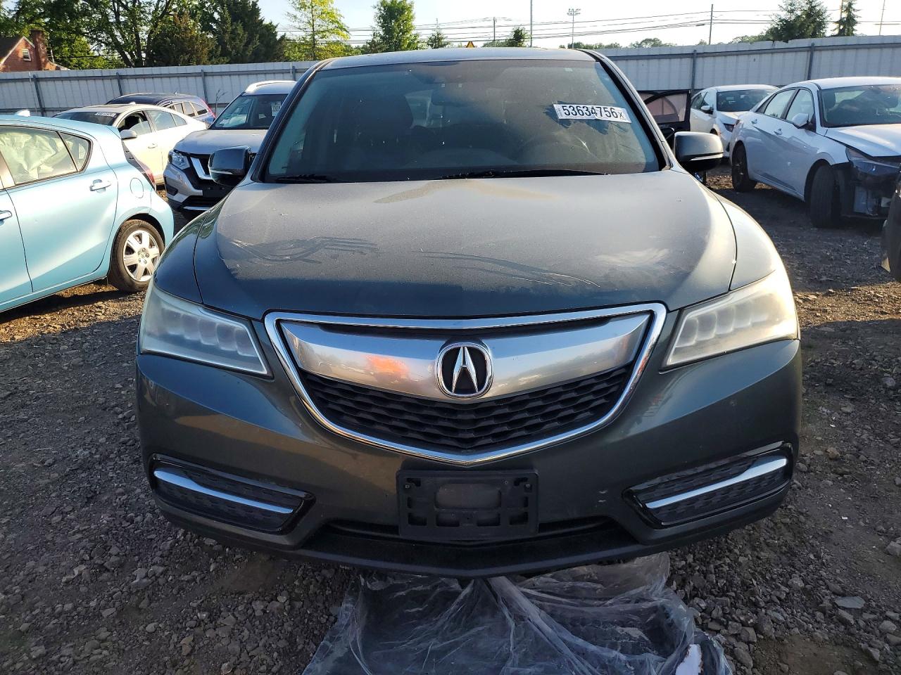 2014 Acura Mdx Technology Gray vin: 5FRYD4H44EB040997