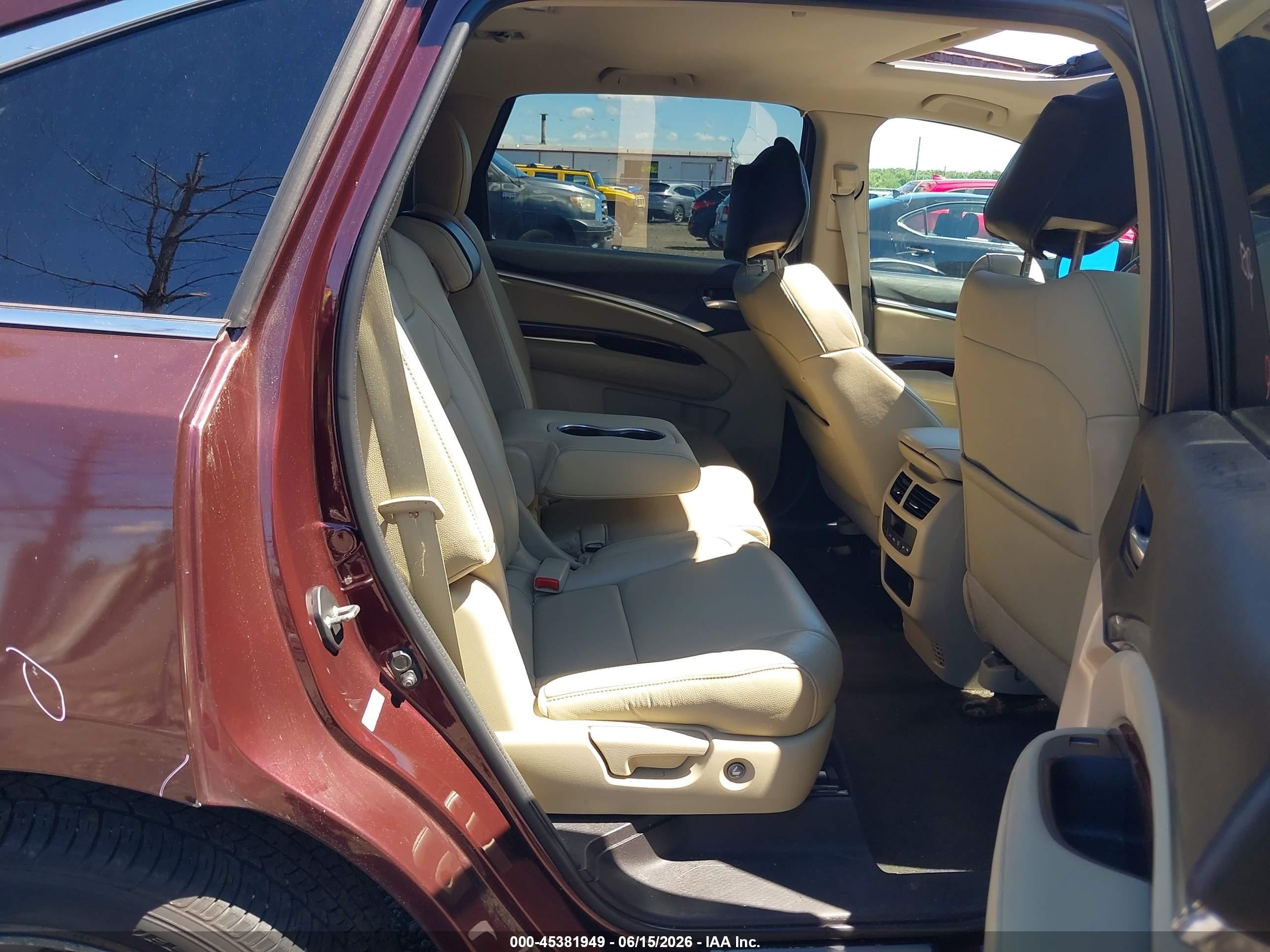 2014 Acura Mdx Technology Package Burgundy vin: 5FRYD4H44EB043964