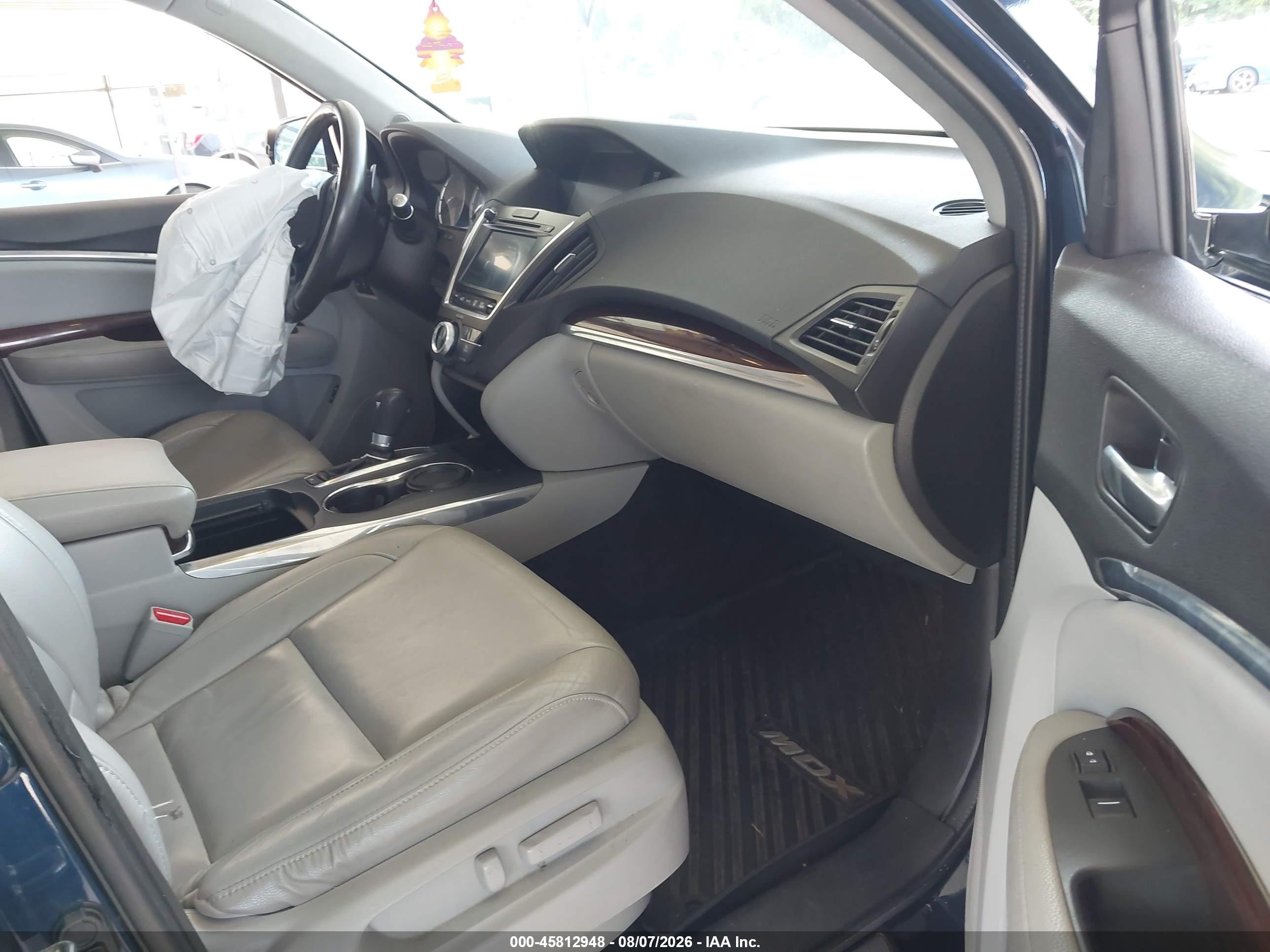 2014 Acura Mdx Technology Package Blue vin: 5FRYD4H44EB048534