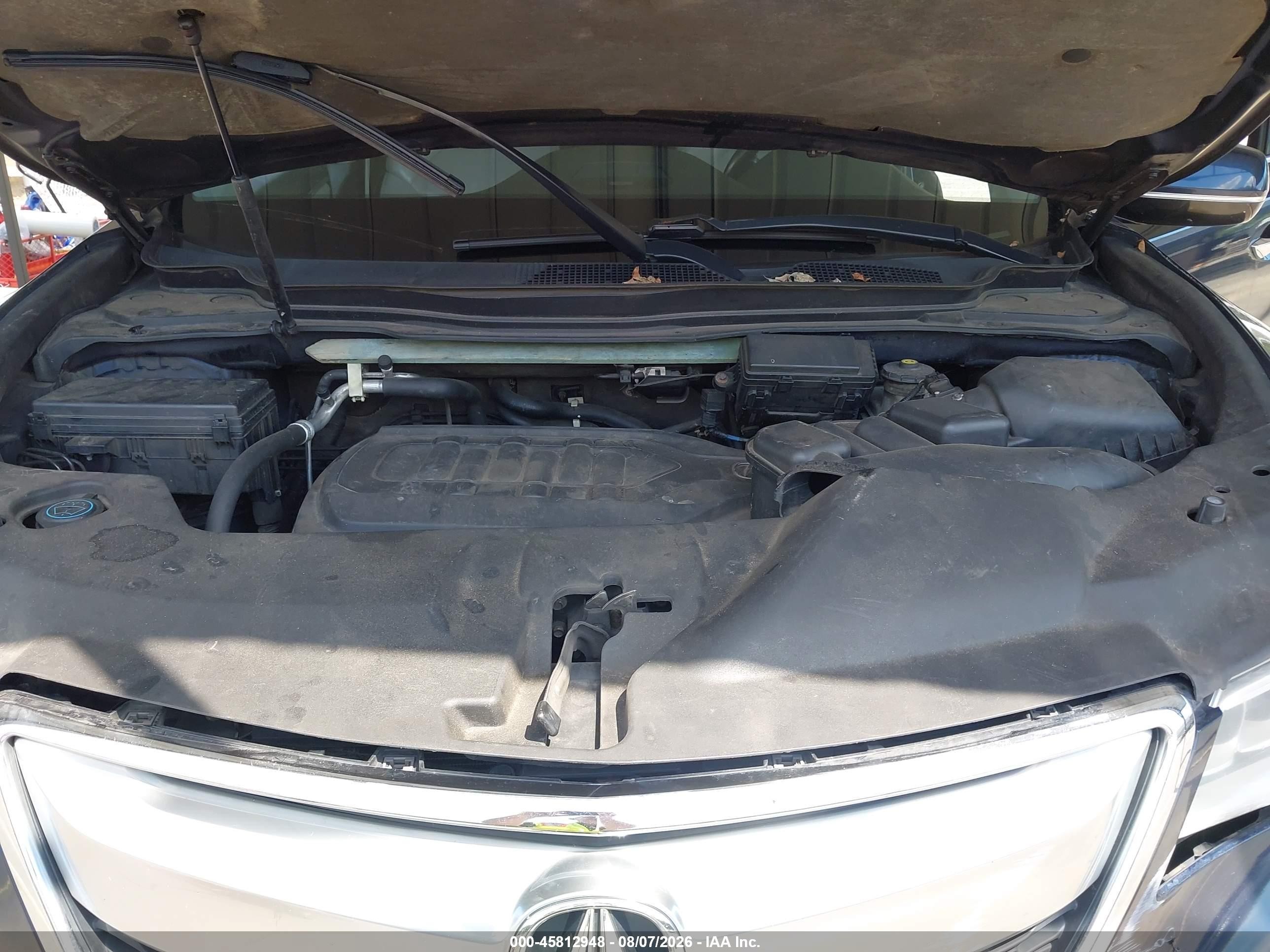 2014 Acura Mdx Technology Package Blue vin: 5FRYD4H44EB048534
