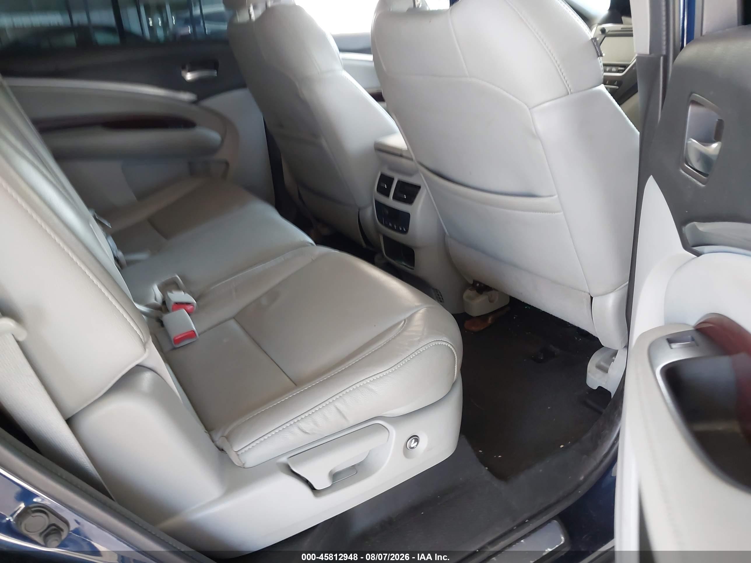 2014 Acura Mdx Technology Package Blue vin: 5FRYD4H44EB048534