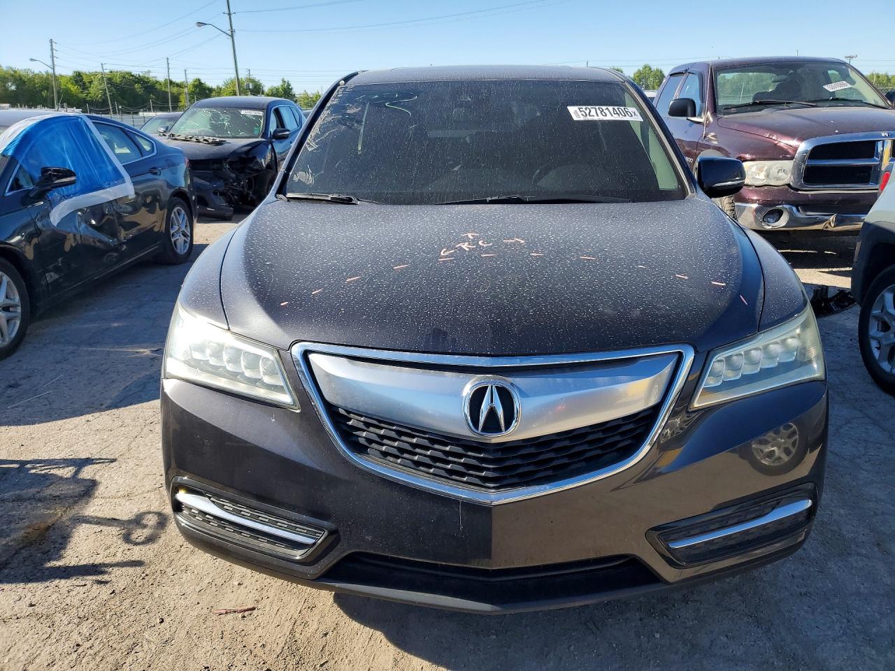 2015 Acura Mdx Technology Charcoal vin: 5FRYD4H44FB017091