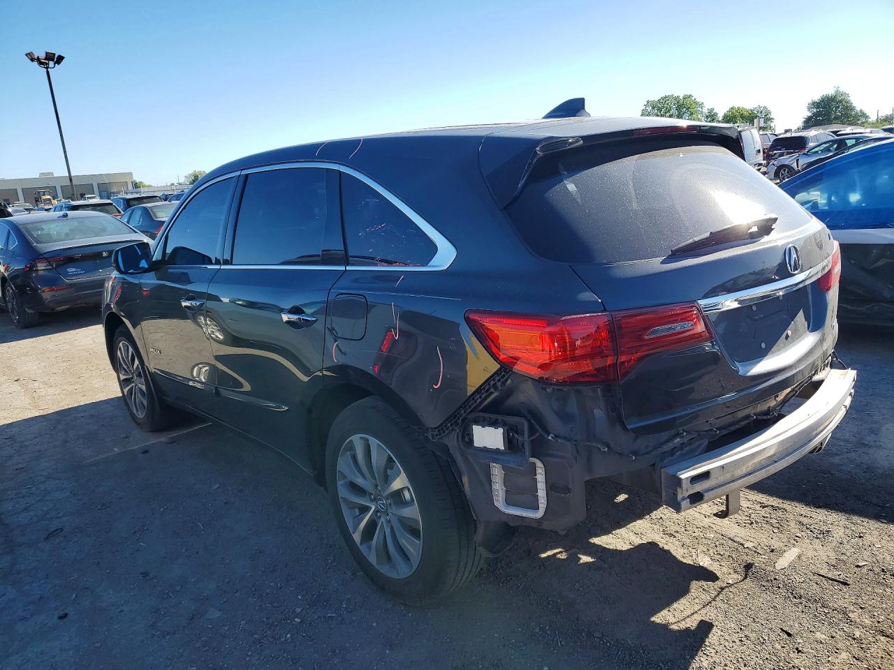 2015 Acura Mdx Technology Charcoal vin: 5FRYD4H44FB017091