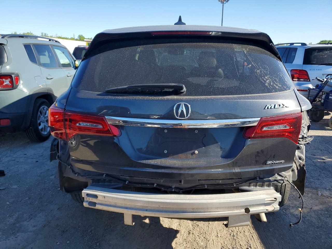 2015 Acura Mdx Technology Charcoal vin: 5FRYD4H44FB017091