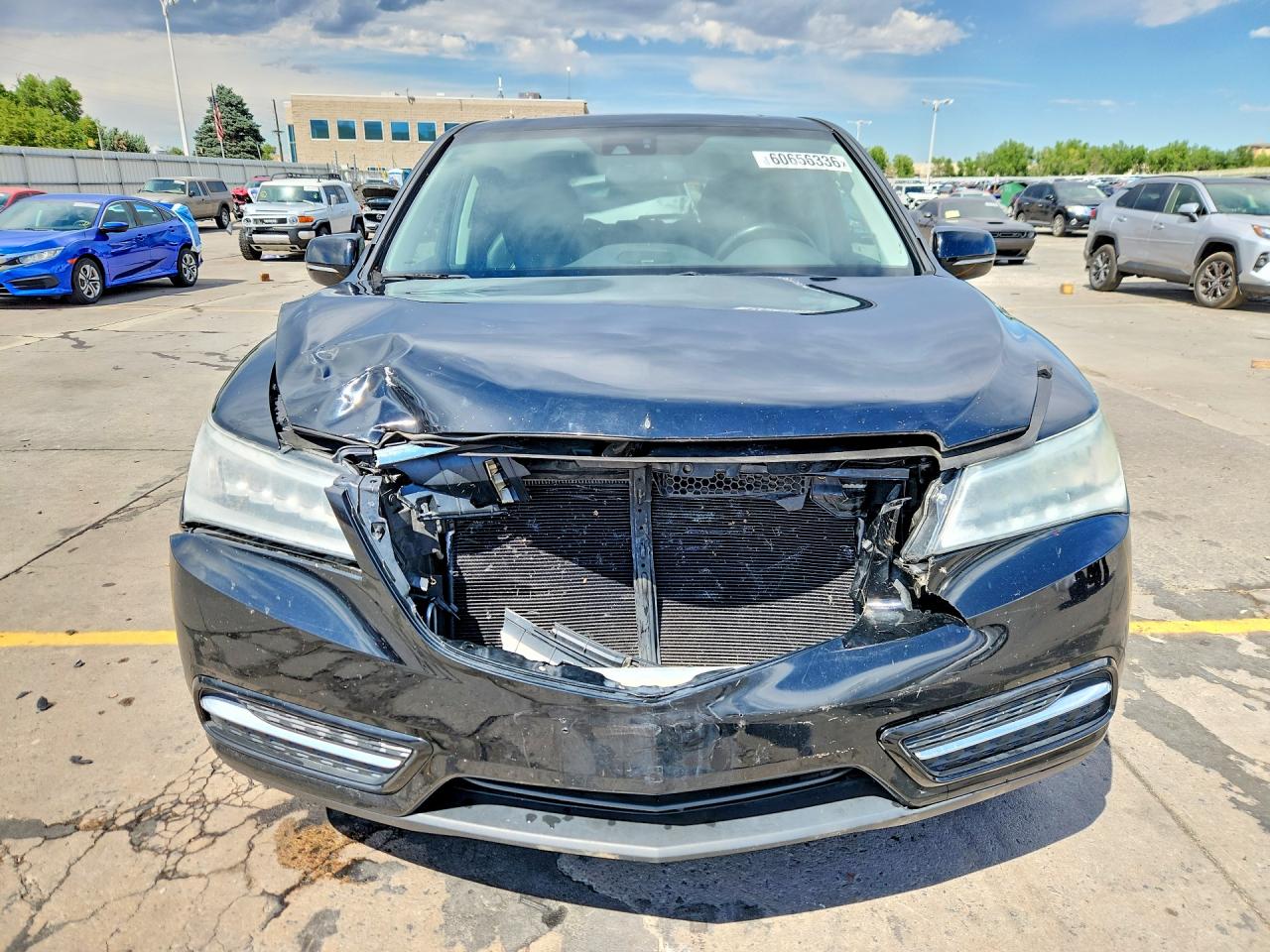 2015 Acura Mdx Technology Black vin: 5FRYD4H44FB017396