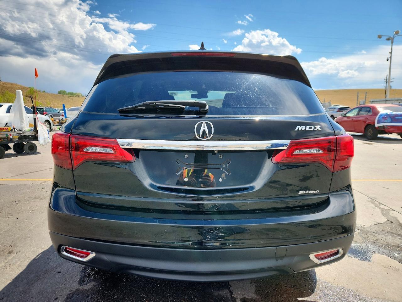 2015 Acura Mdx Technology Black vin: 5FRYD4H44FB017396