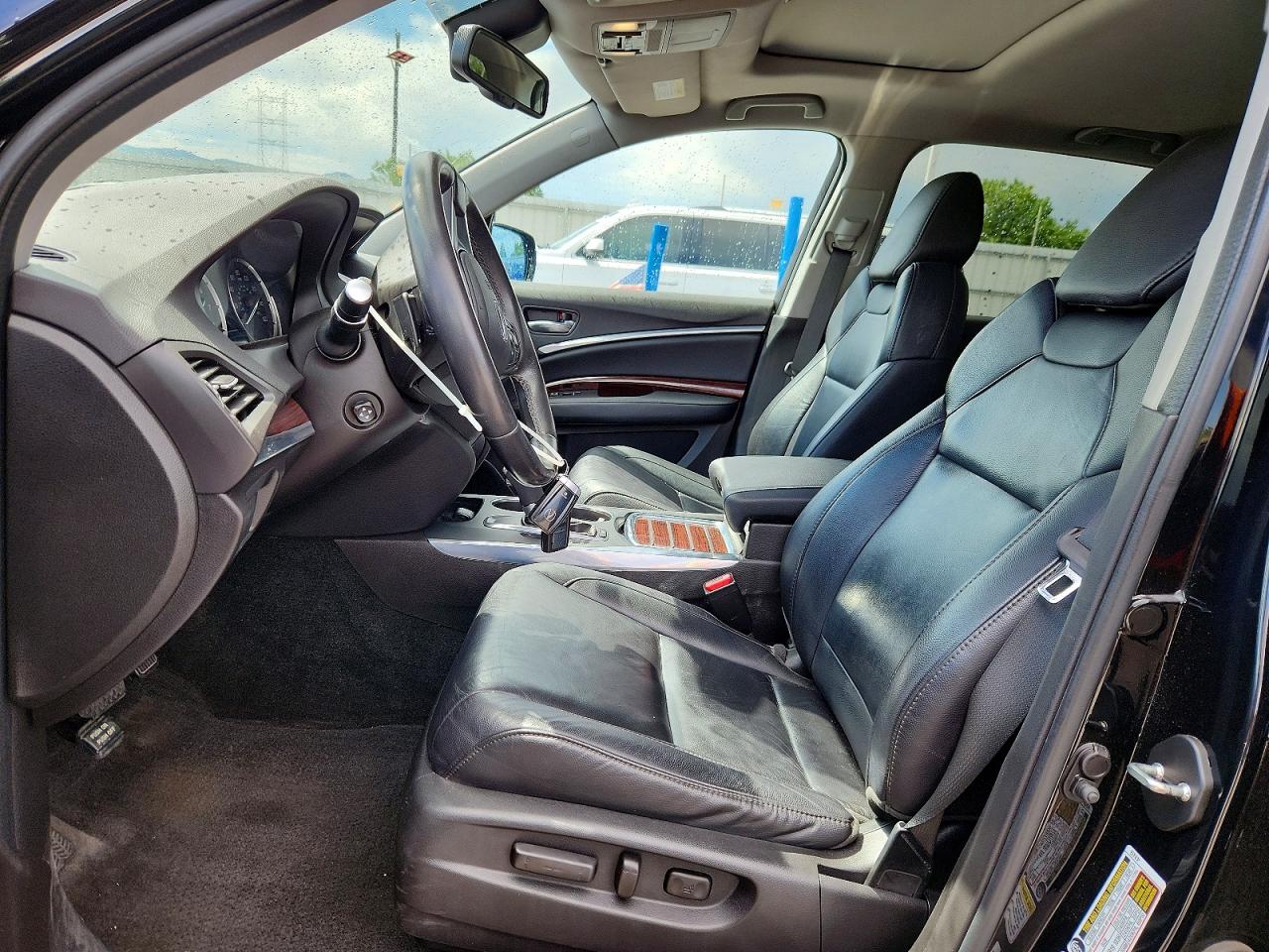 2015 Acura Mdx Technology Black vin: 5FRYD4H44FB017396