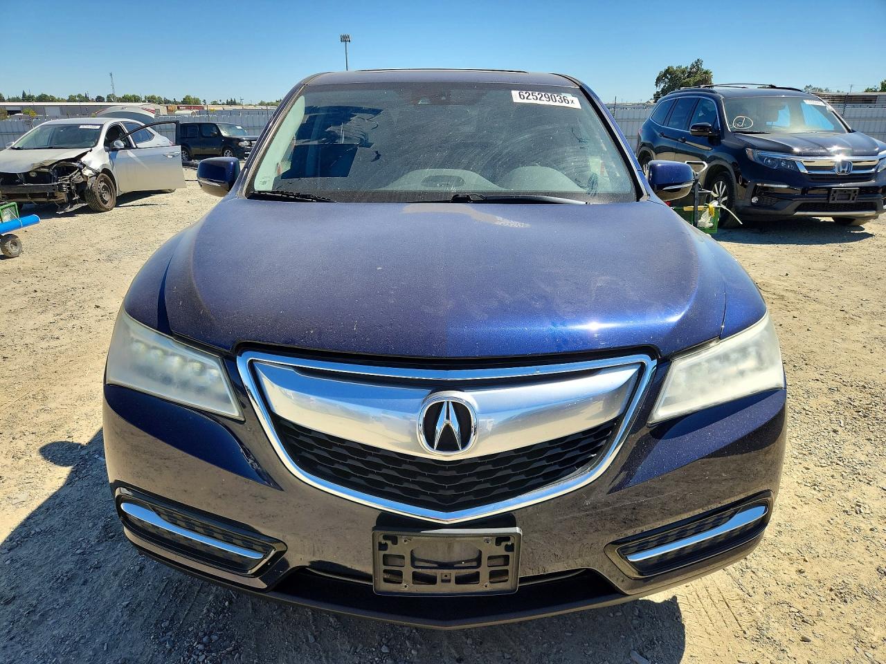 2015 Acura Mdx Technology Blue vin: 5FRYD4H44FB020766