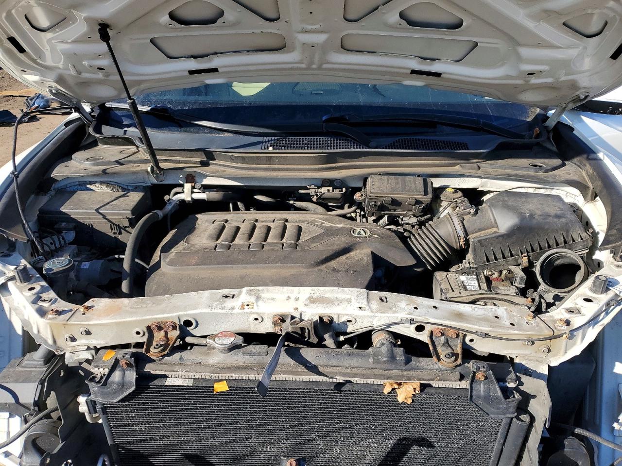 2015 Acura Mdx Technology White vin: 5FRYD4H44FB024204