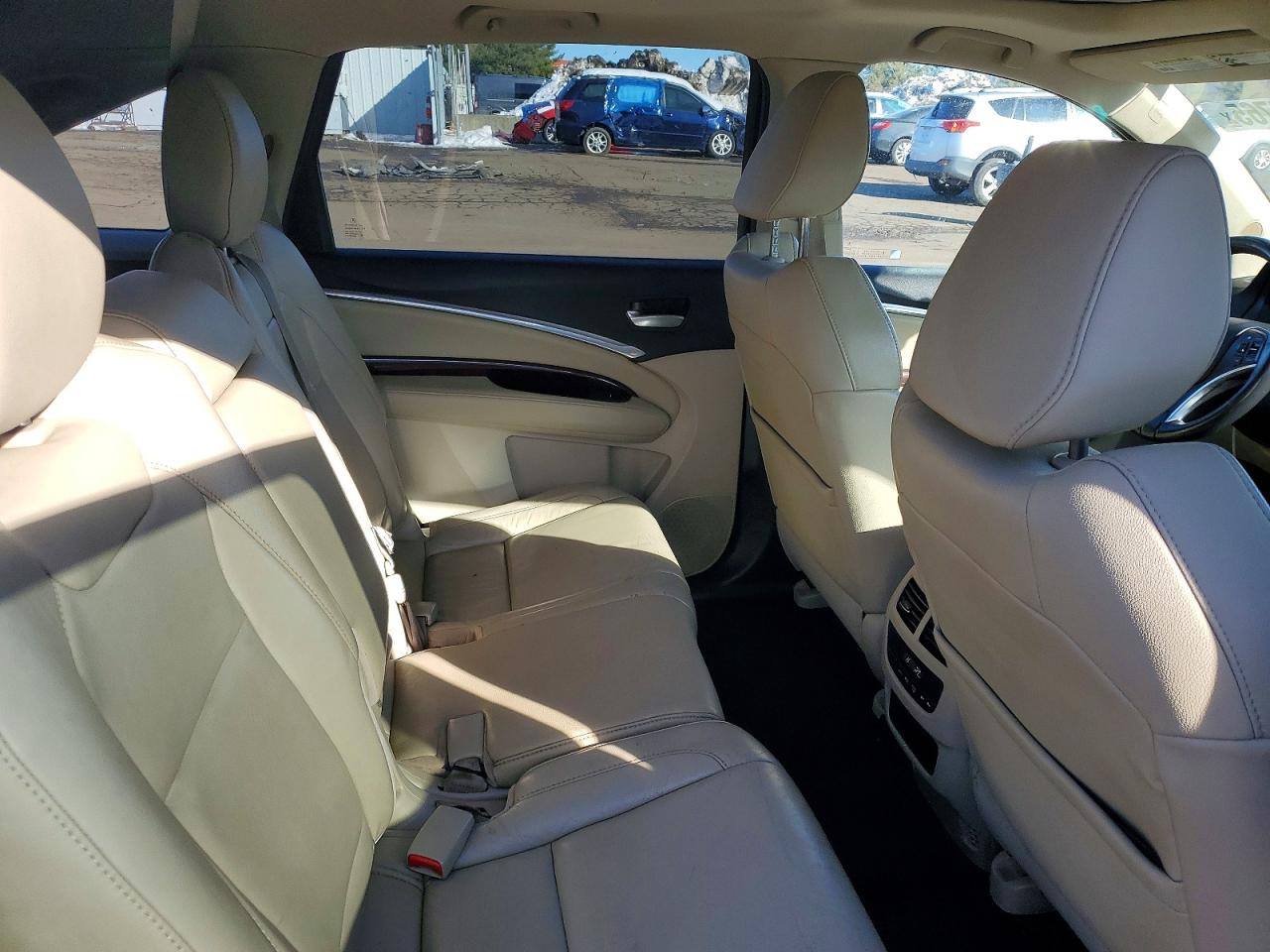 2015 Acura Mdx Technology White vin: 5FRYD4H44FB024204